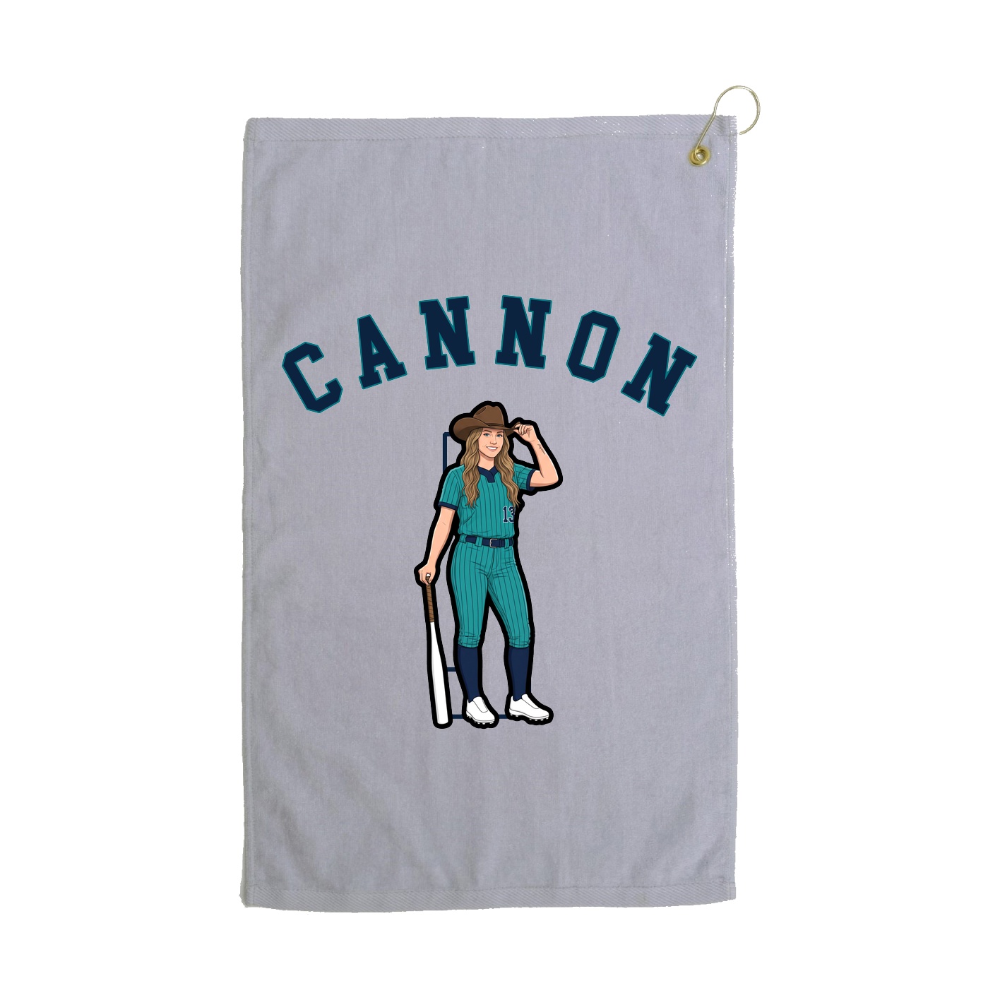 Golf Towel — Shirsey Arch in Grey