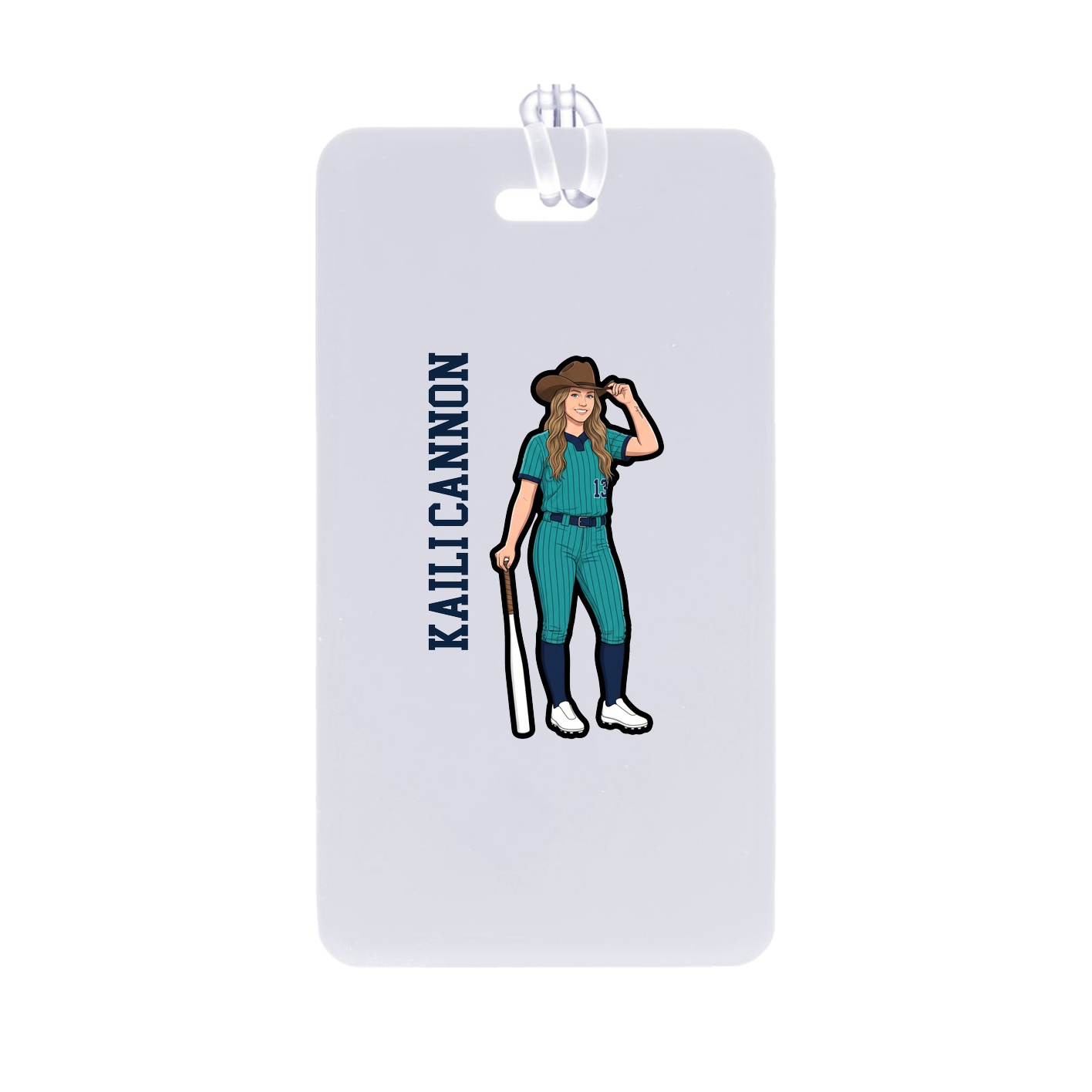 Bag Tag — Name Vertical in Classic