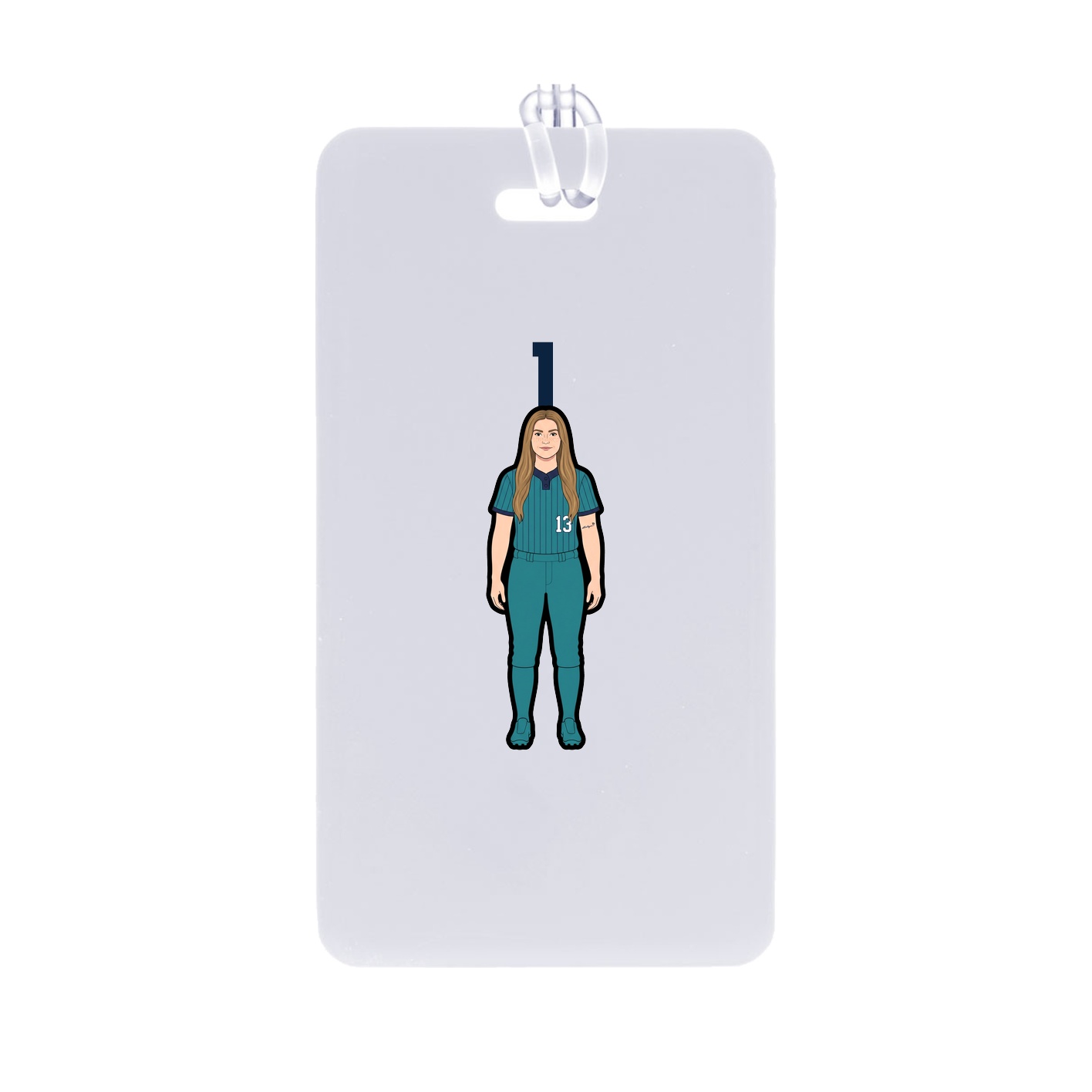 Bag Tag — Number Top in Classic