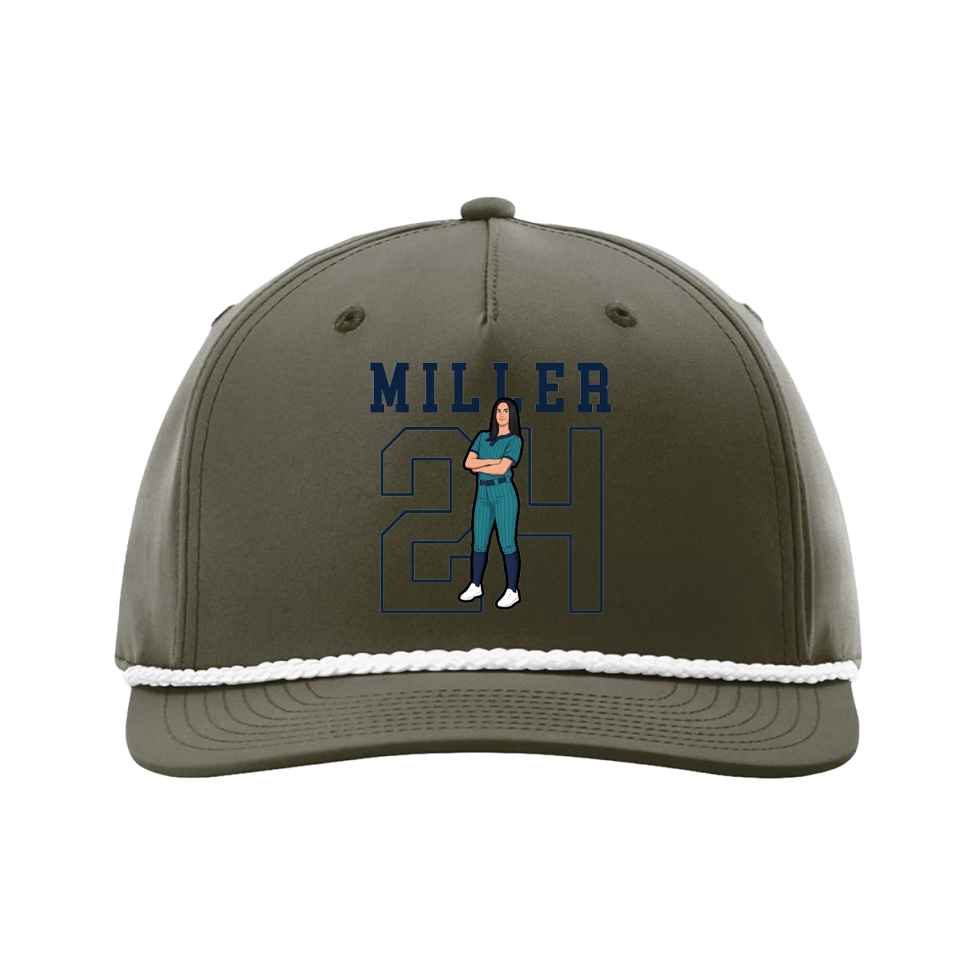Five-Panel Classic Rope Cap — Shirsey in Green