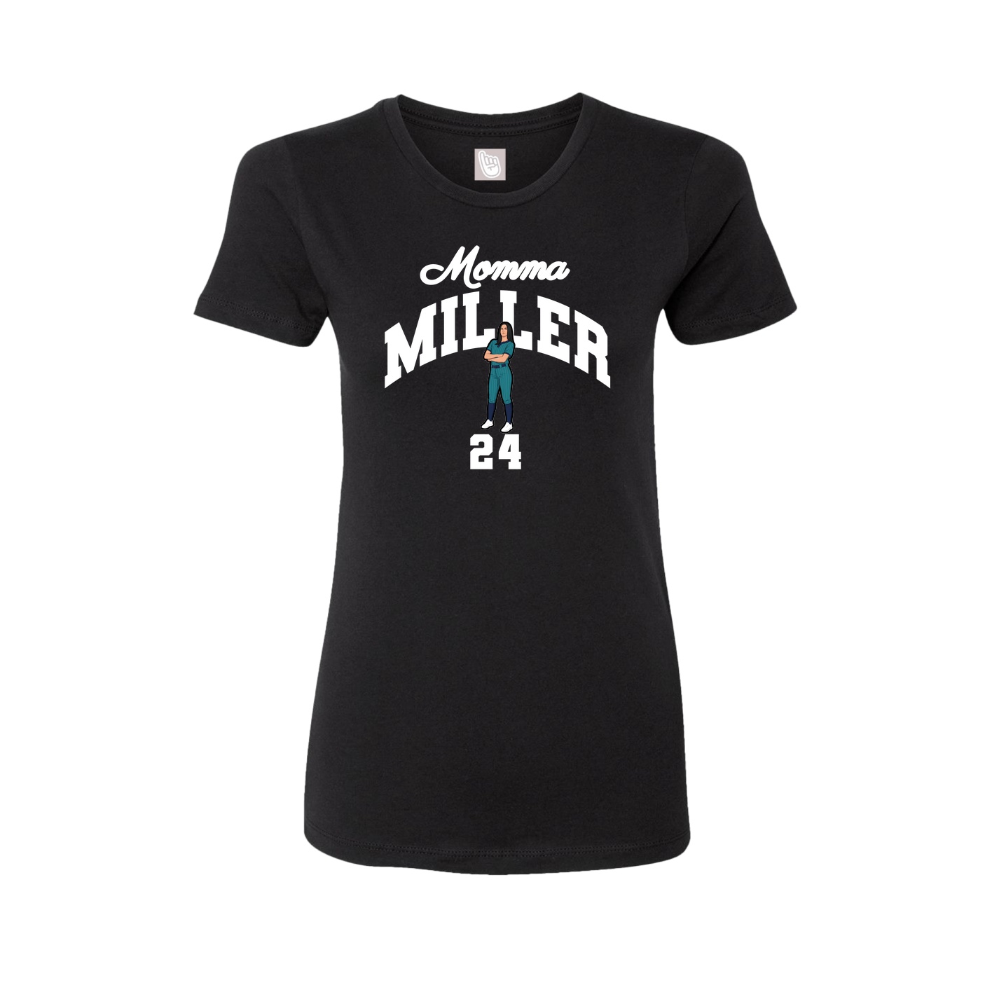 Womens Tee — Mothers Day Arch in Black
