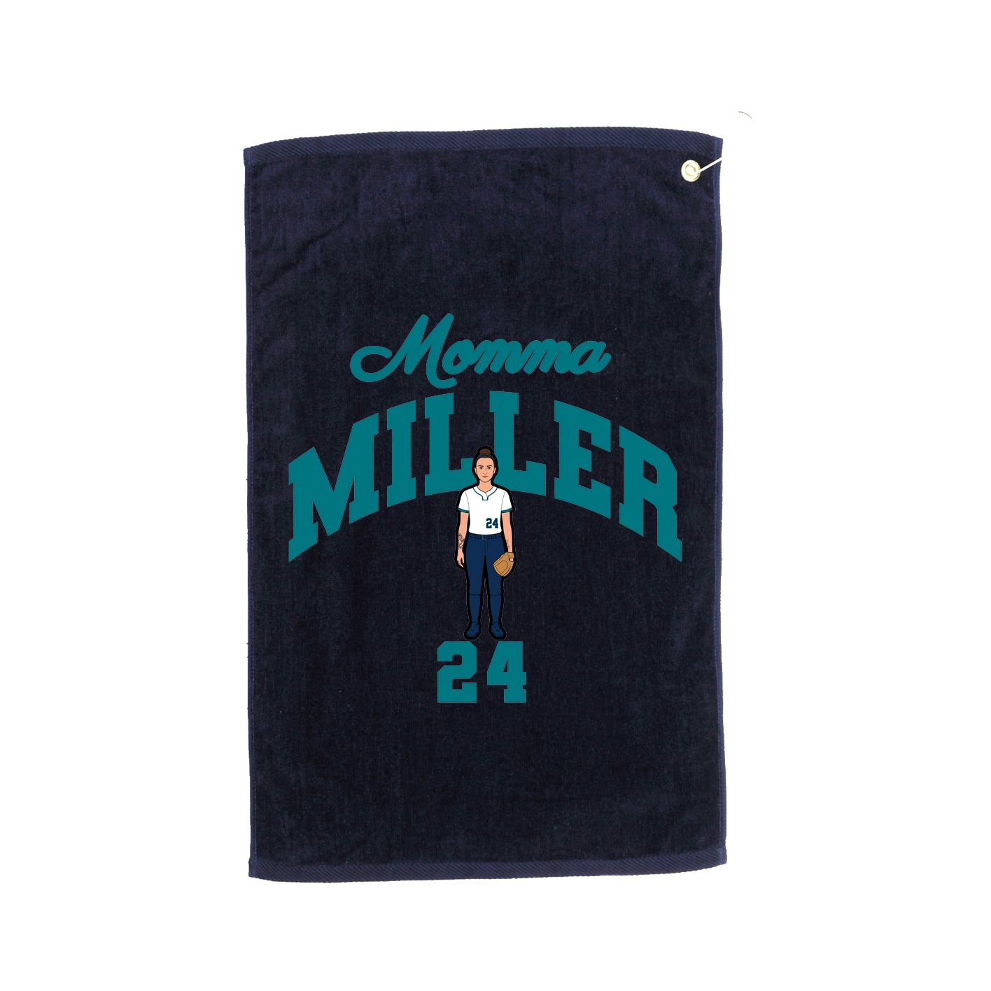 Golf Towel — Mothers Day Arch in Navy