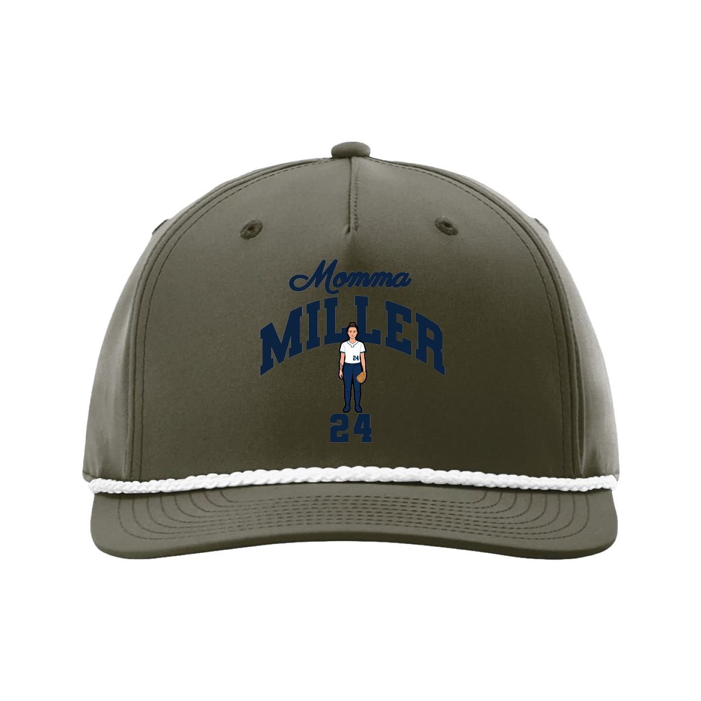 Five-Panel Classic Rope Cap — Mothers Day Arch in Green