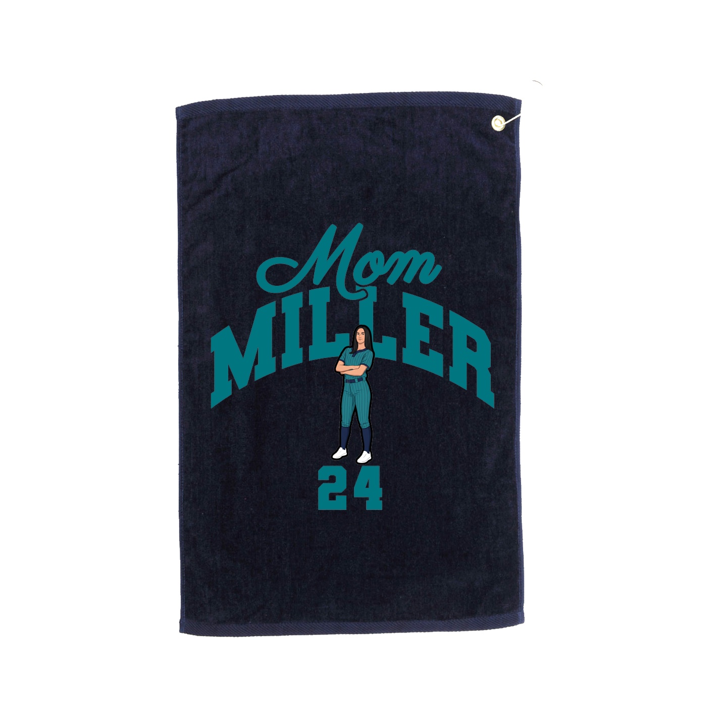 Golf Towel — Mothers Day Arch in Navy
