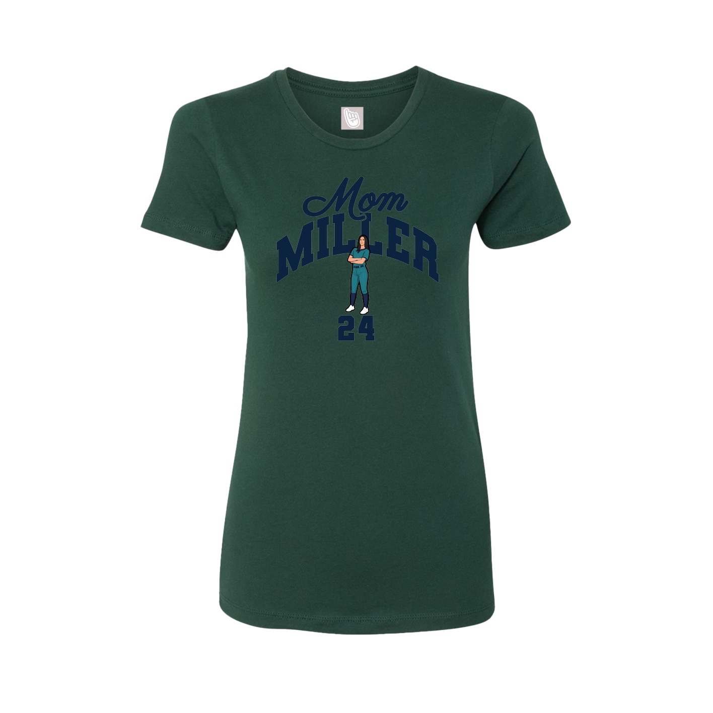 Womens Tee — Mothers Day Arch in Green