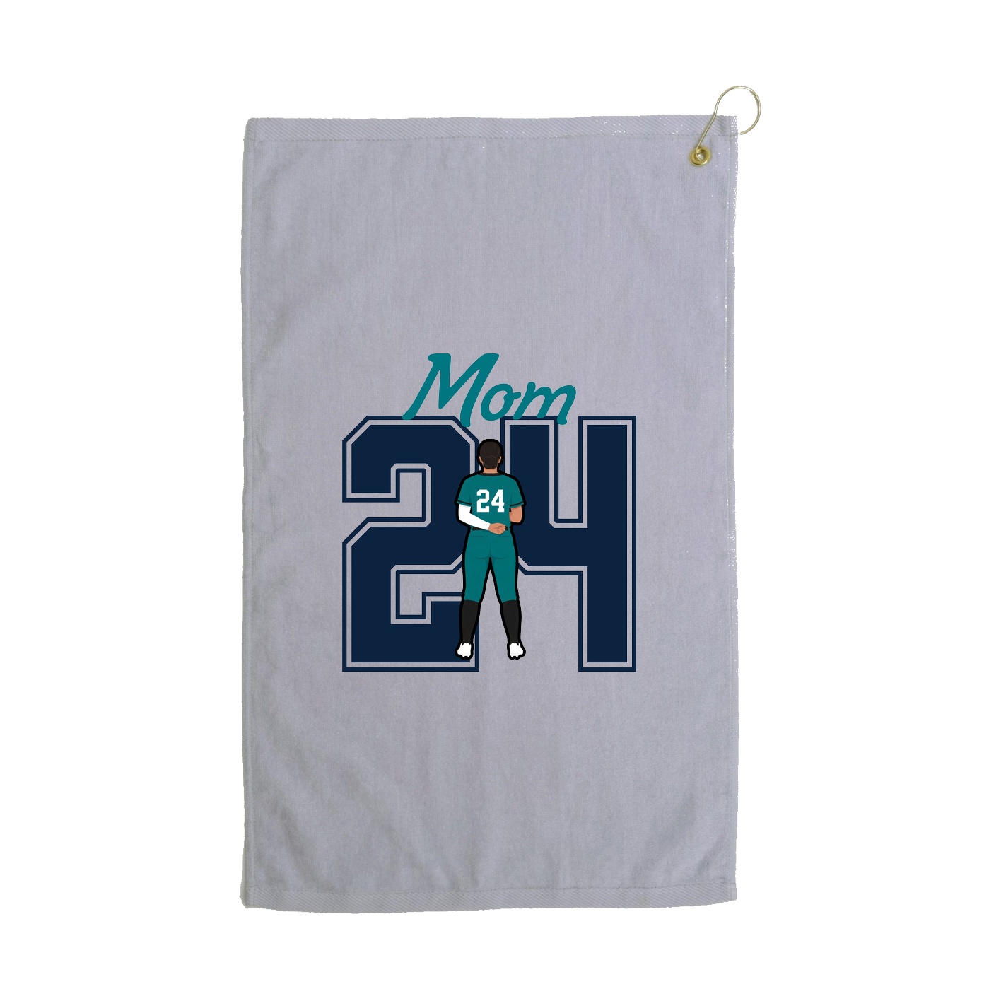Golf Towel — Mothers Day Shirsey in Grey