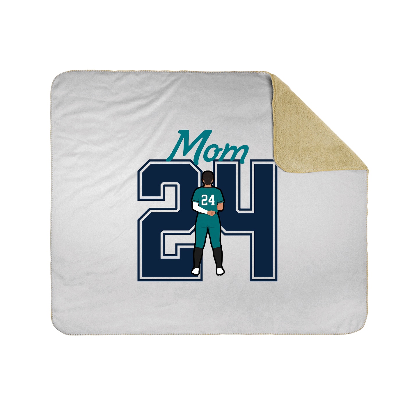Throw Blanket — Mothers Day Shirsey in White