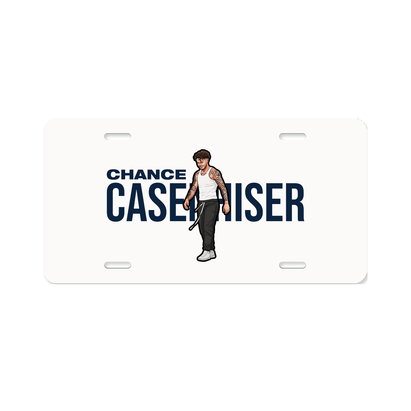 License Plate — Player Name in Classic