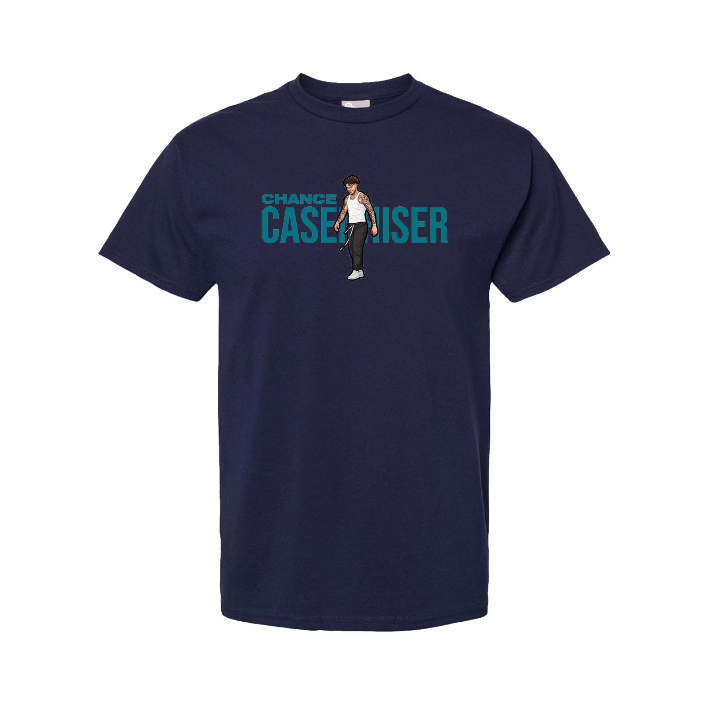 Tee — Player Name in Navy