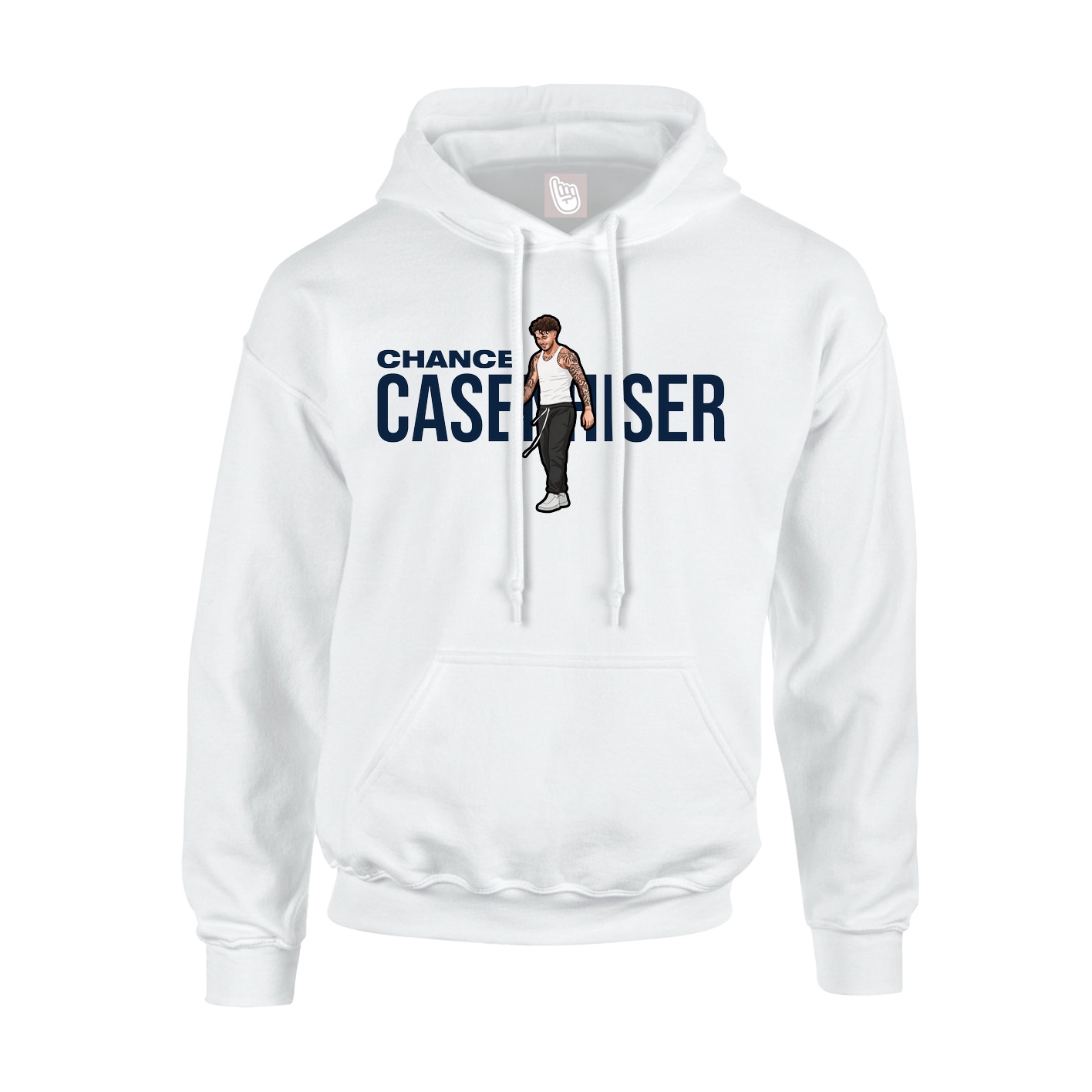 Hoodie — Player Name in White