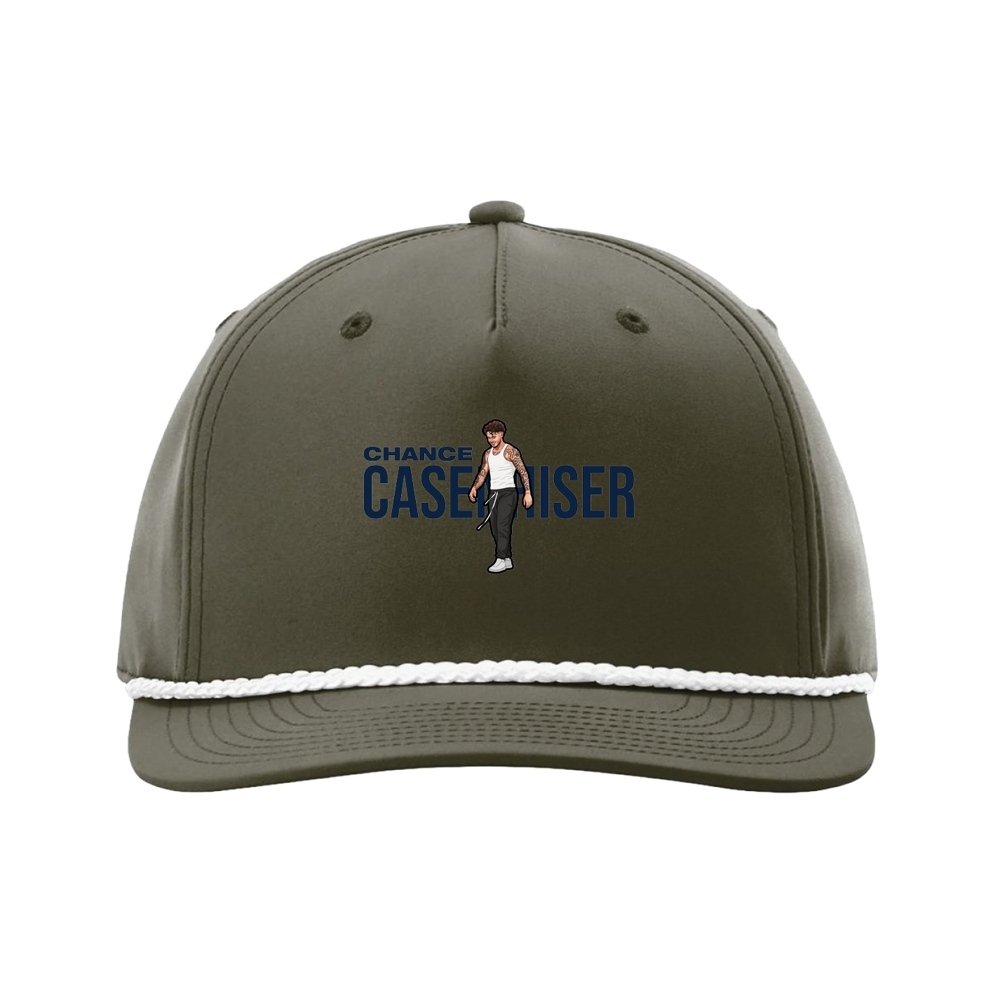 Five-Panel Classic Rope Cap — Player Name in Green