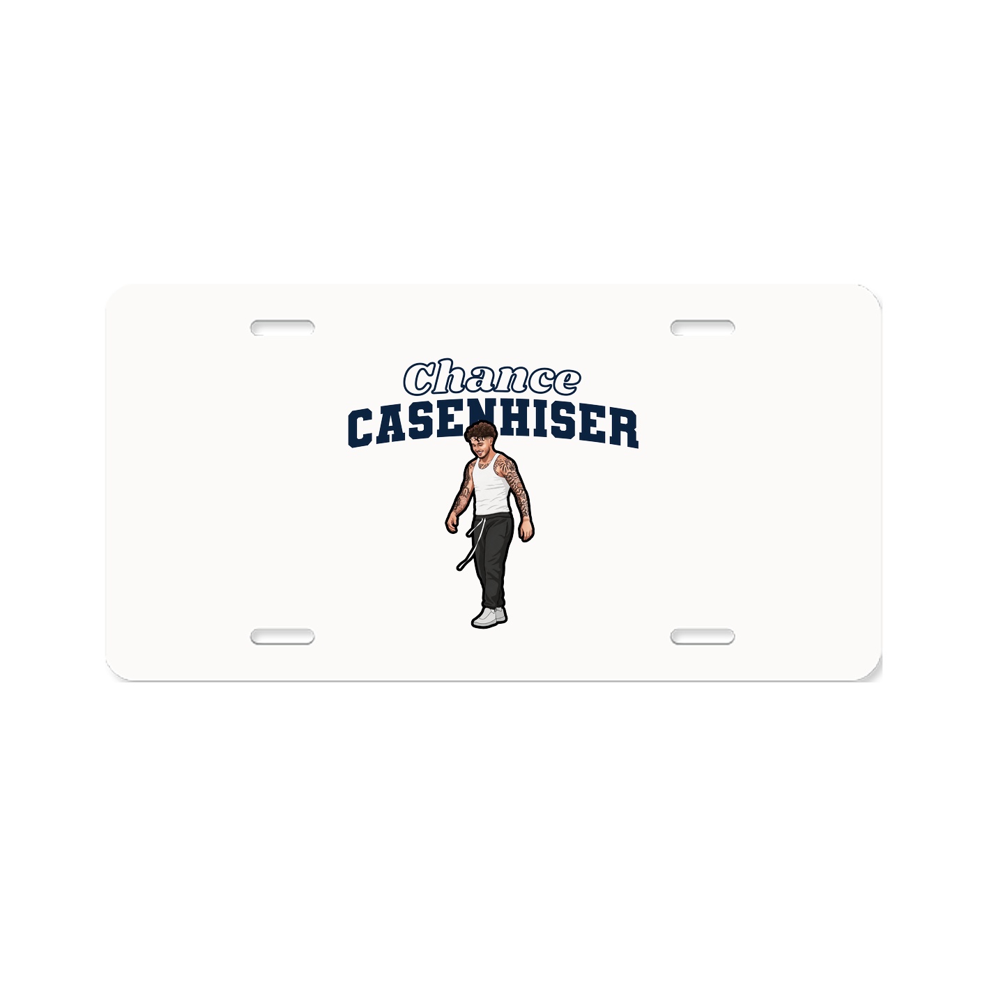 License Plate — Name Arch in Classic