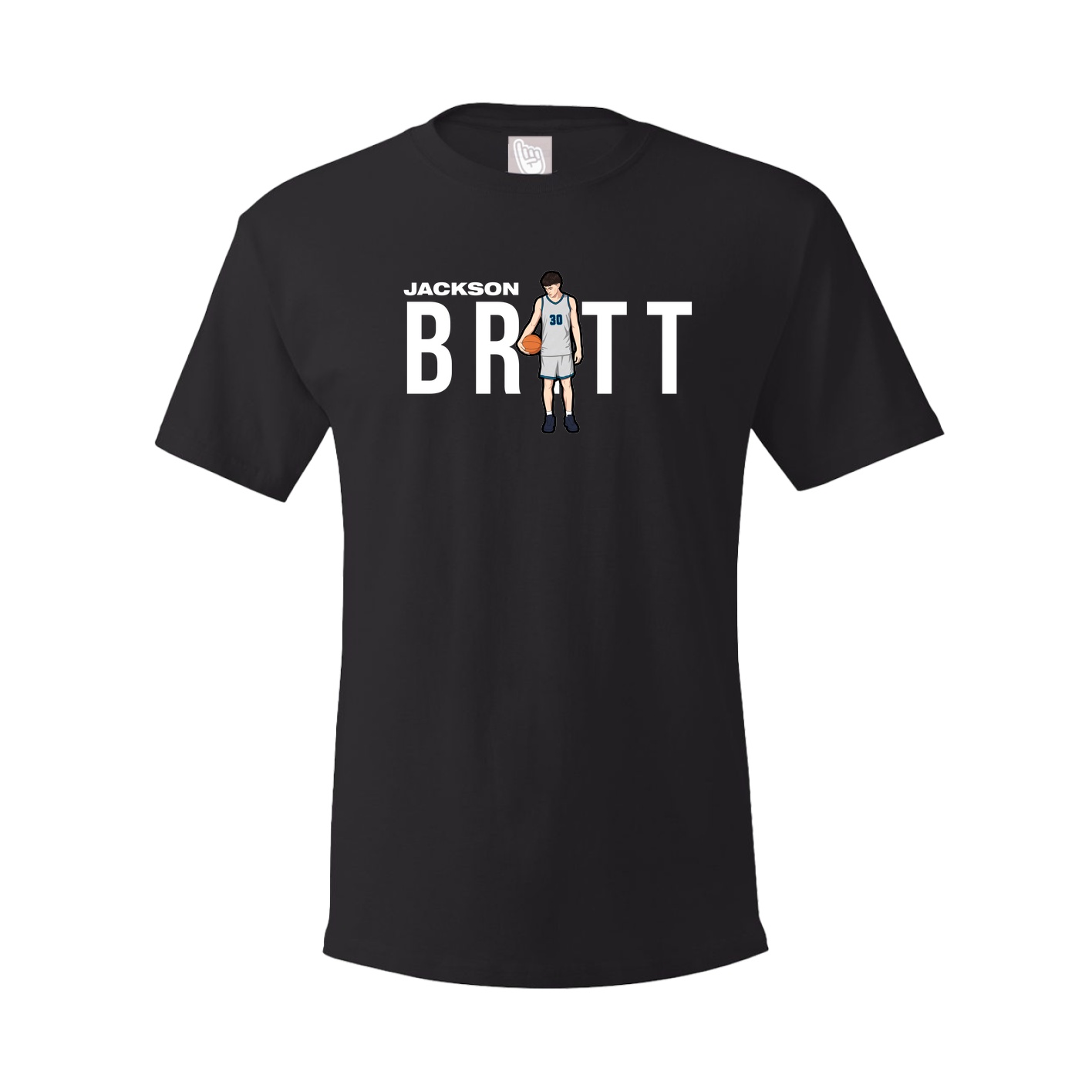Youth Tee — Player Name in Black