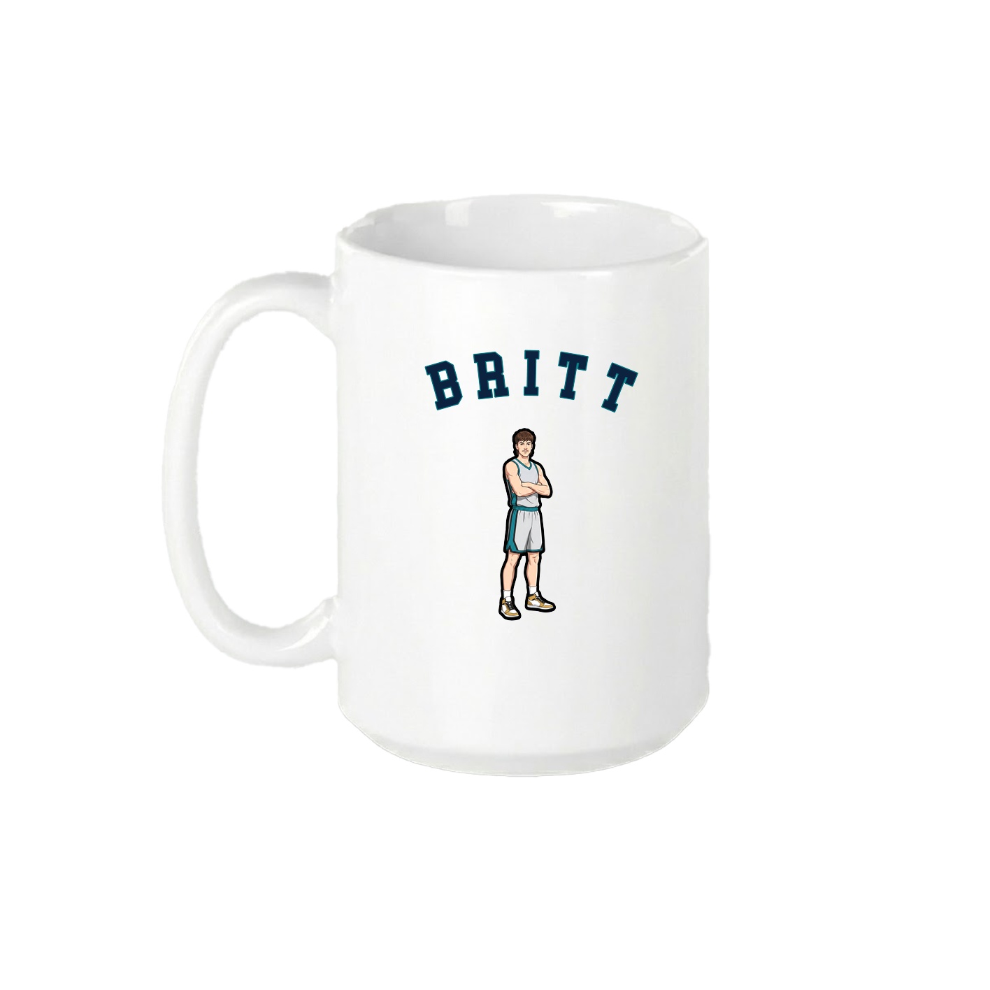15oz Coffee Mug — Shirsey Arch in White