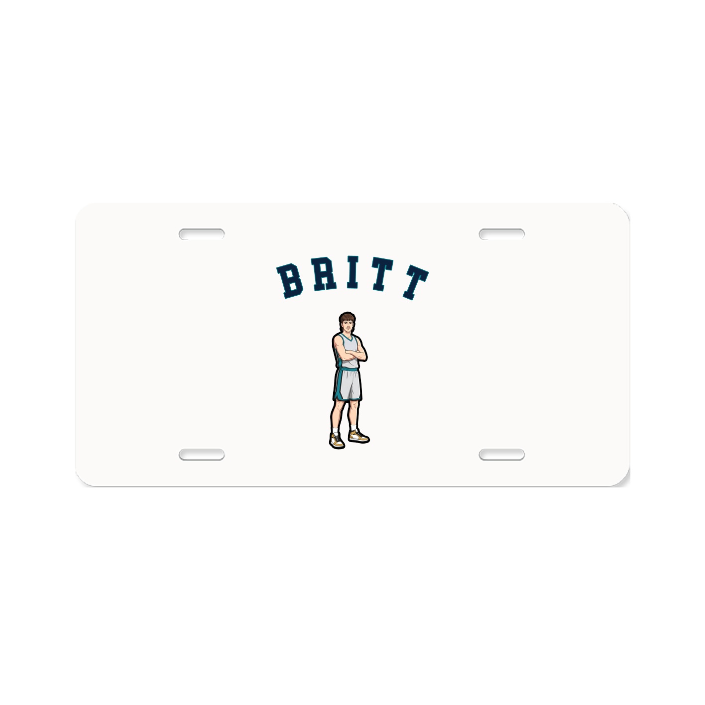 License Plate — Shirsey Arch in Classic