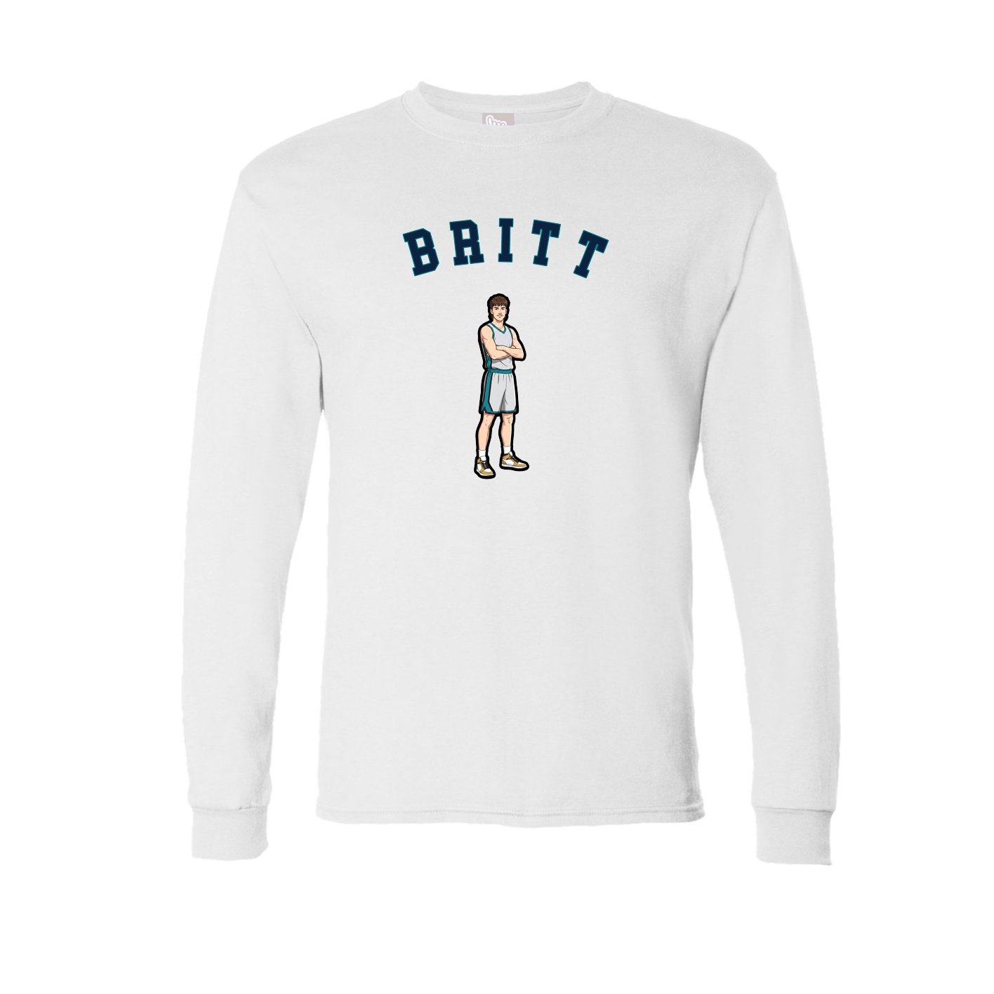 Long Sleeve Tee — Shirsey Arch in White