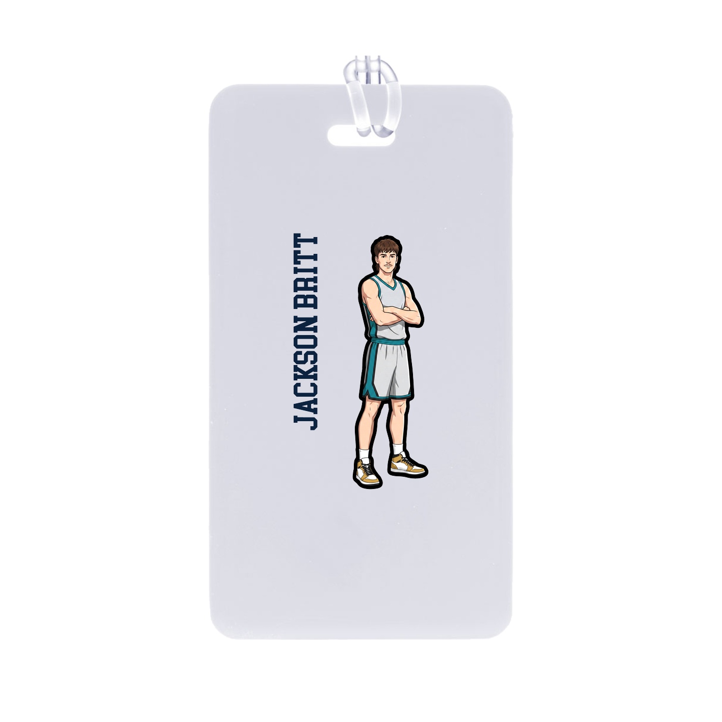 Bag Tag — Name Vertical in Classic
