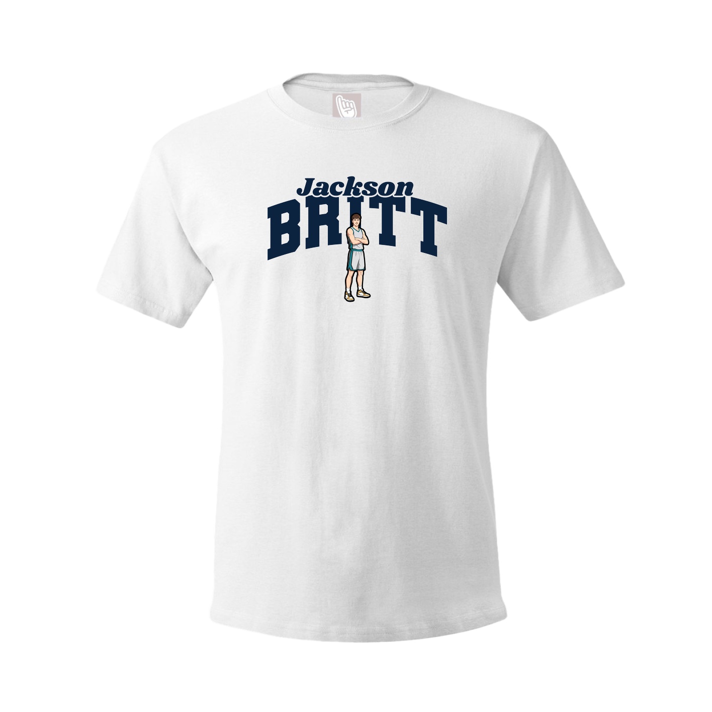 Youth Tee — Signature Arch in White
