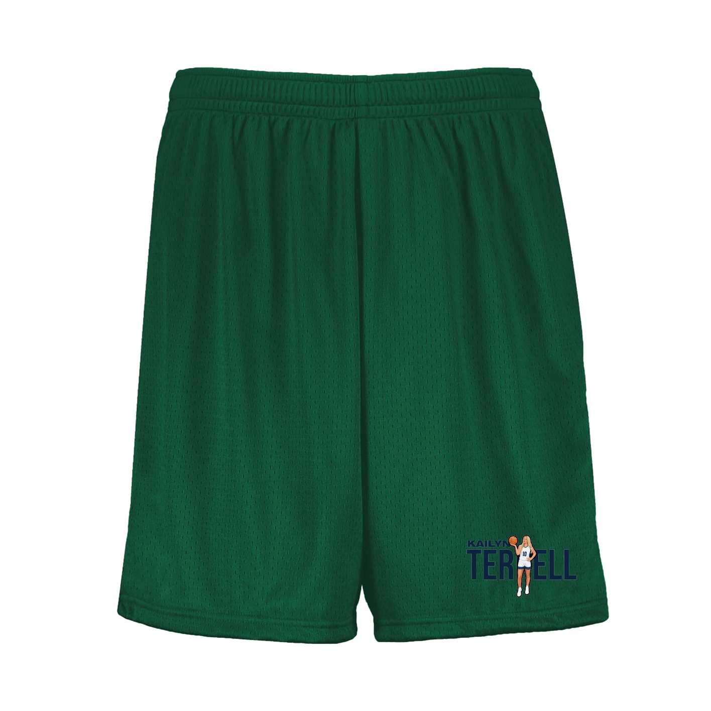 Shorts — Player Name in Green
