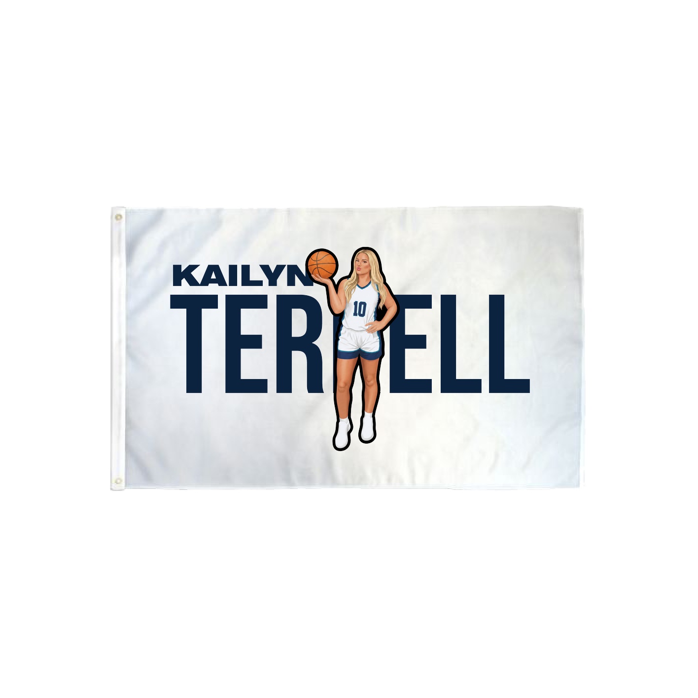 3x5 Flag — Player Name in Classic