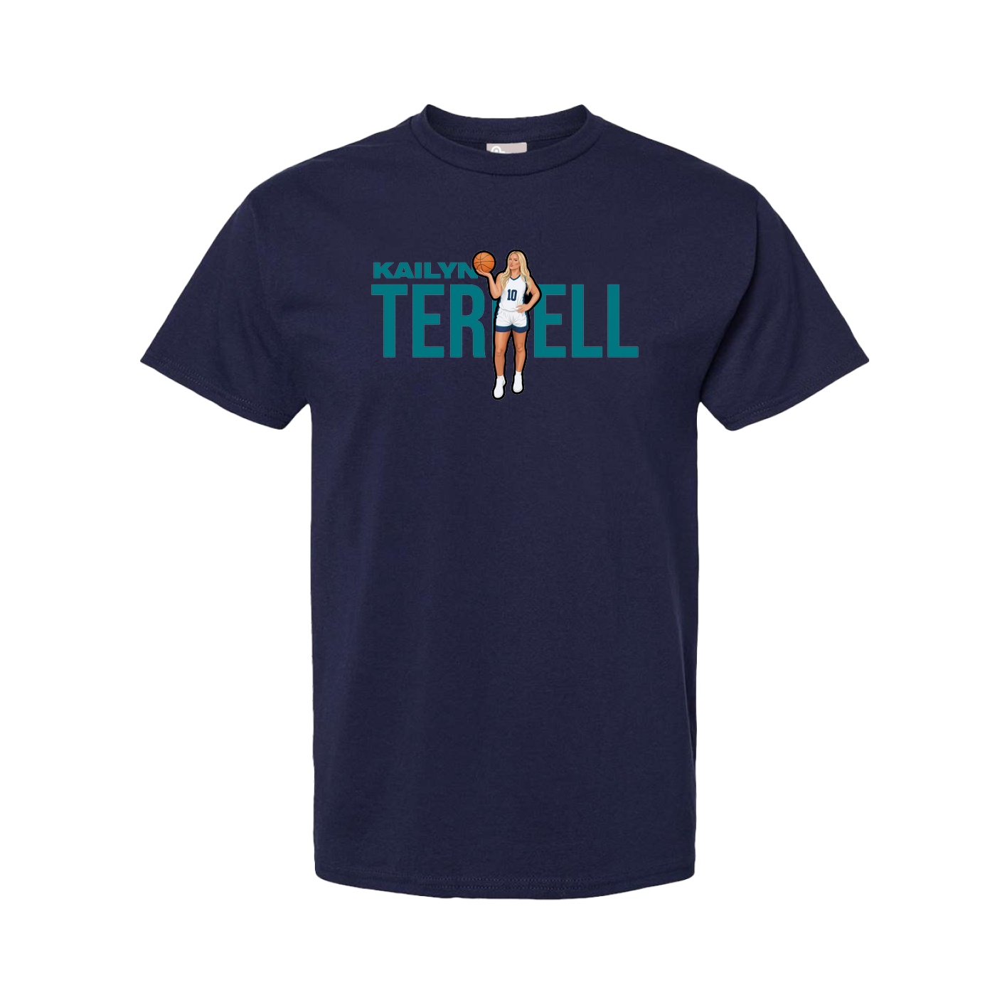 Tee — Player Name in Navy