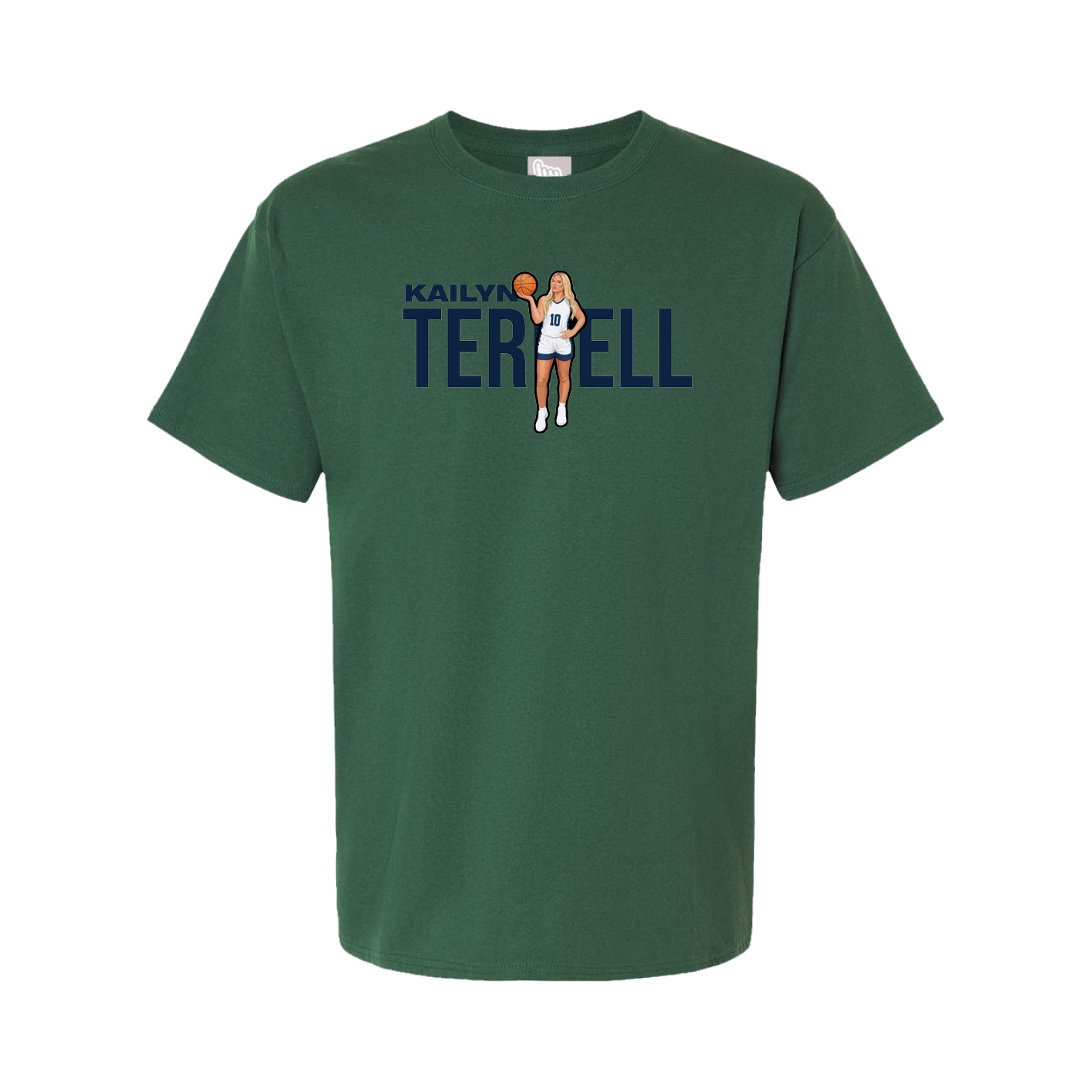 Youth Tee — Player Name in Green