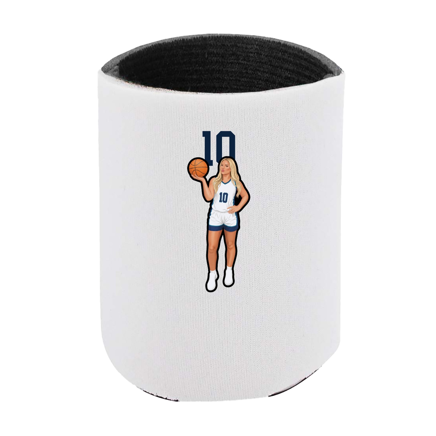 Can Holder — Number Top in White