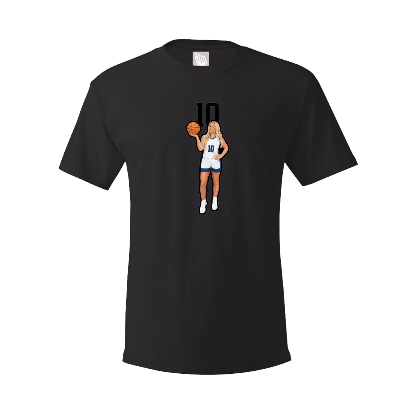 Tee — Number Top in Black