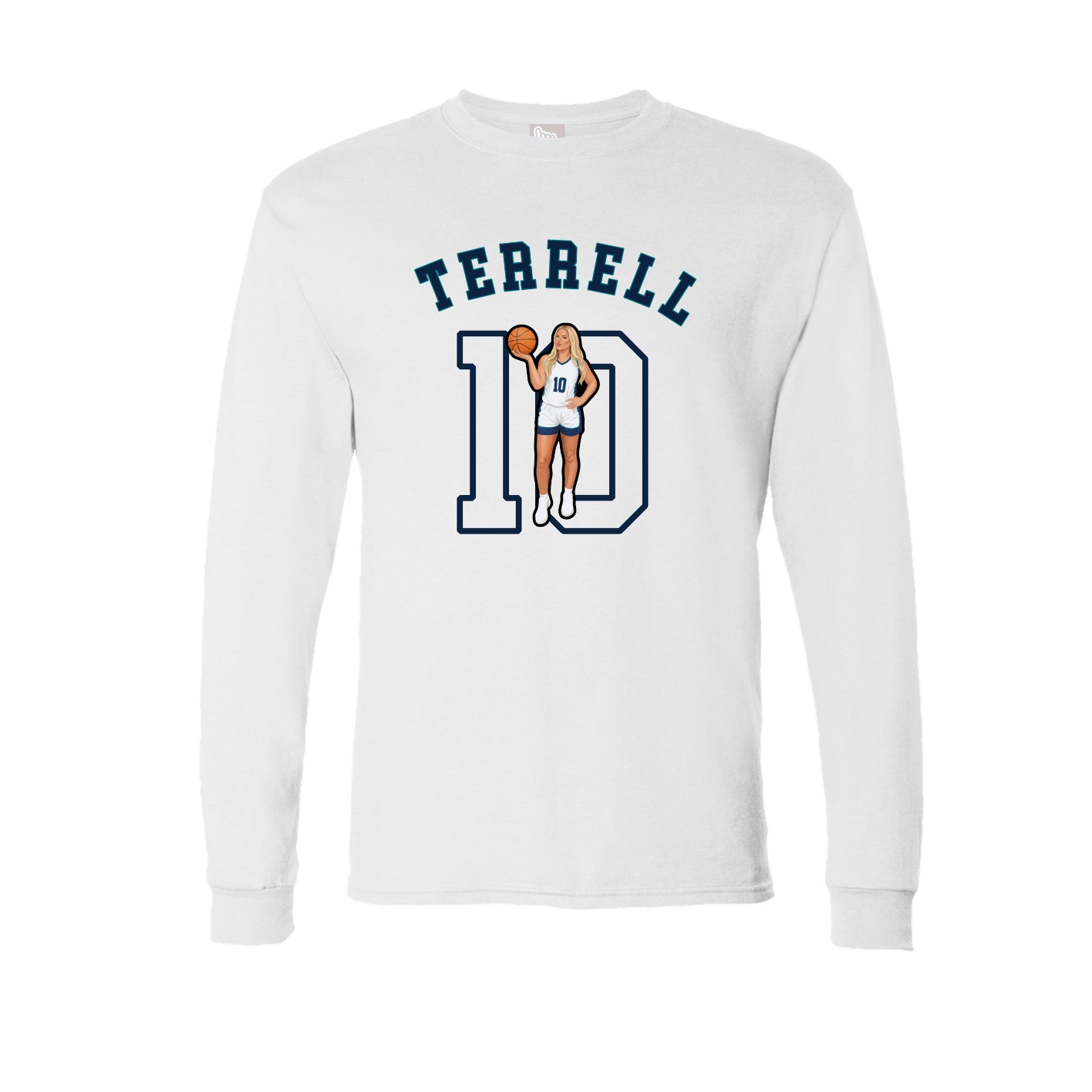 Long Sleeve Tee — Shirsey Arch in White
