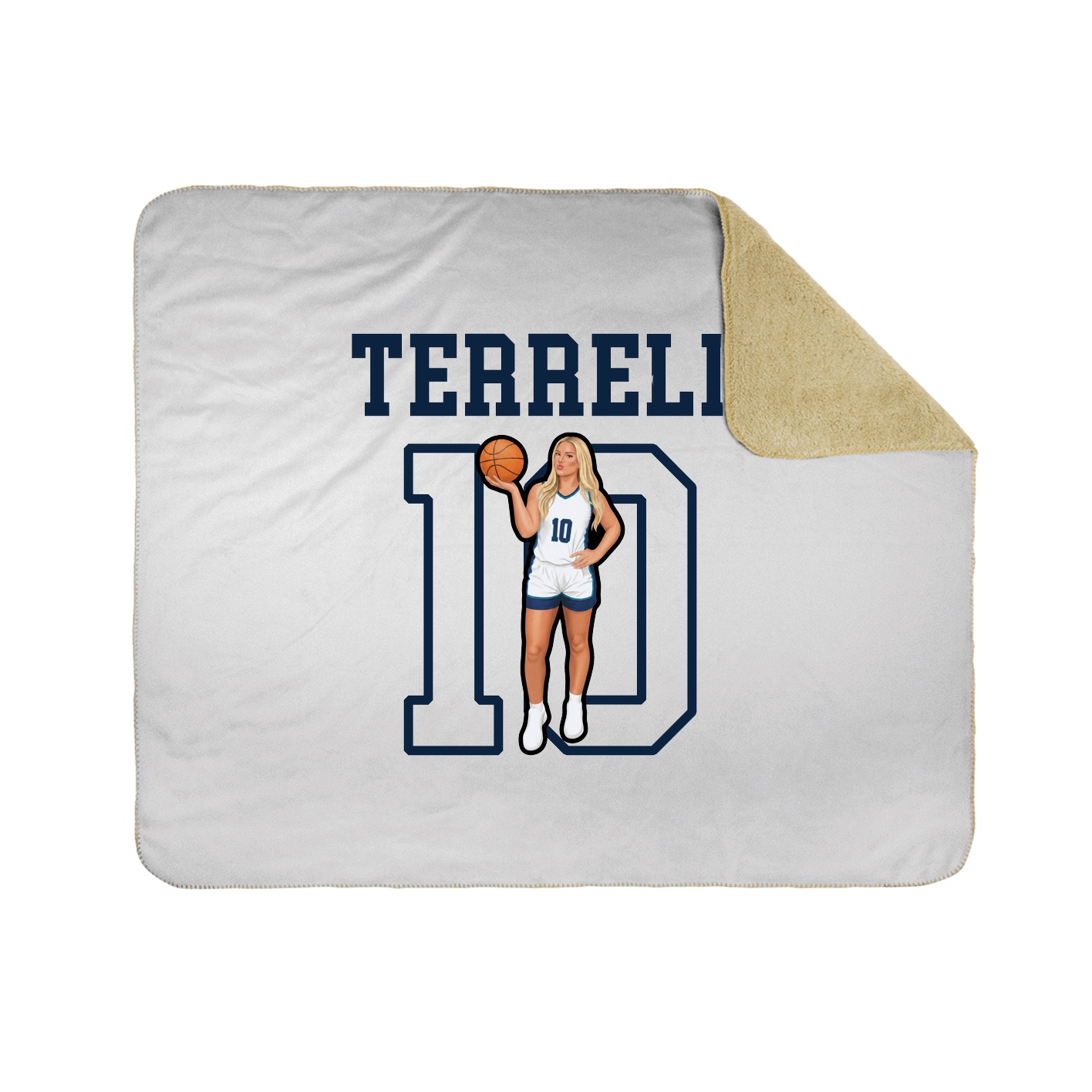 Throw Blanket — Shirsey in White