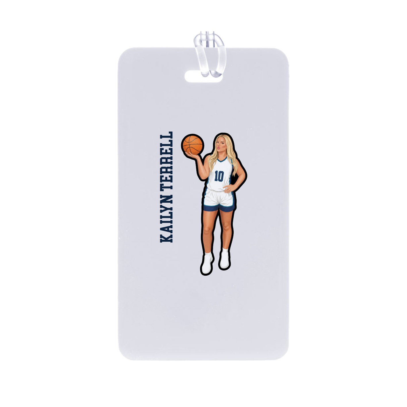 Bag Tag — Name Vertical in Classic