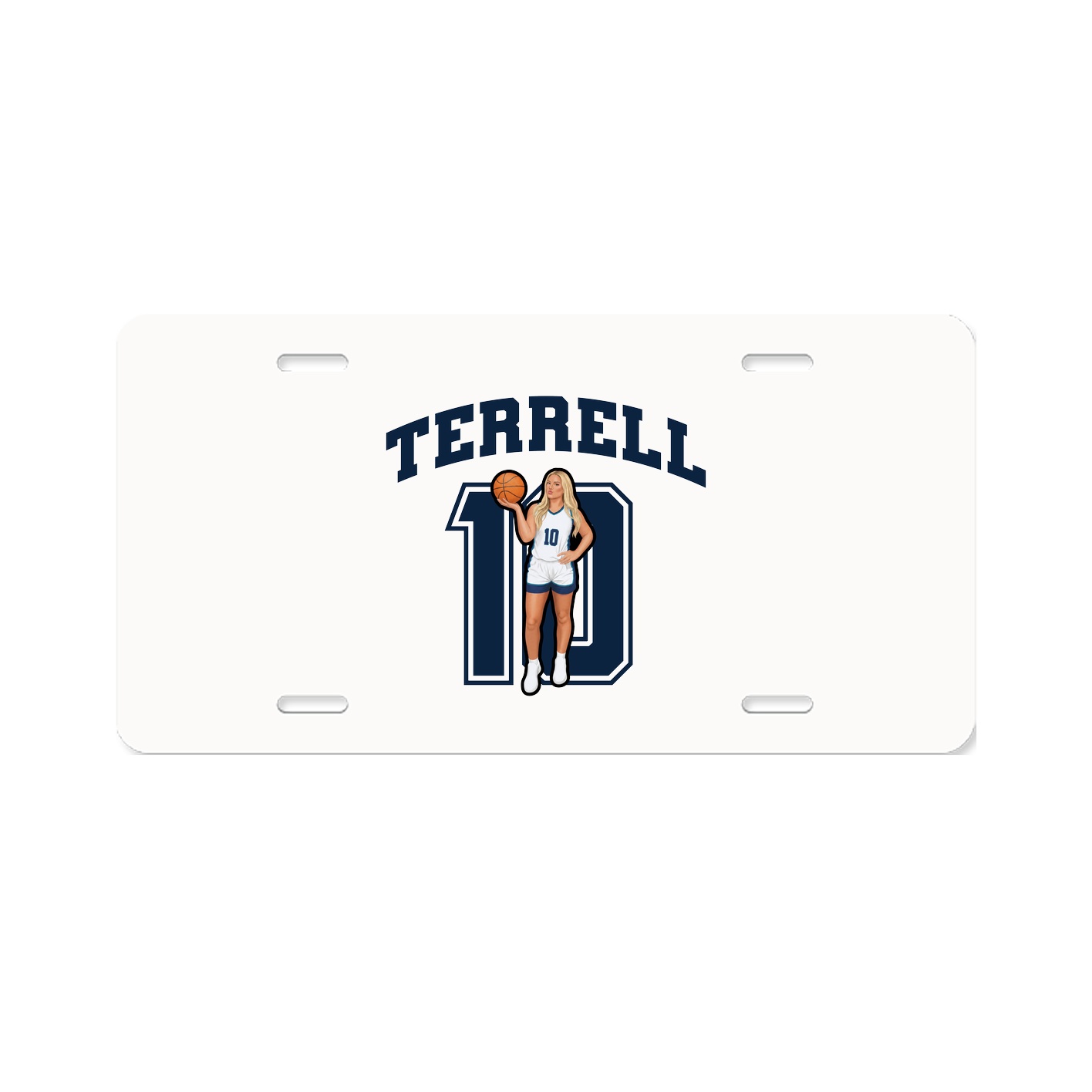 License Plate — Number in Classic