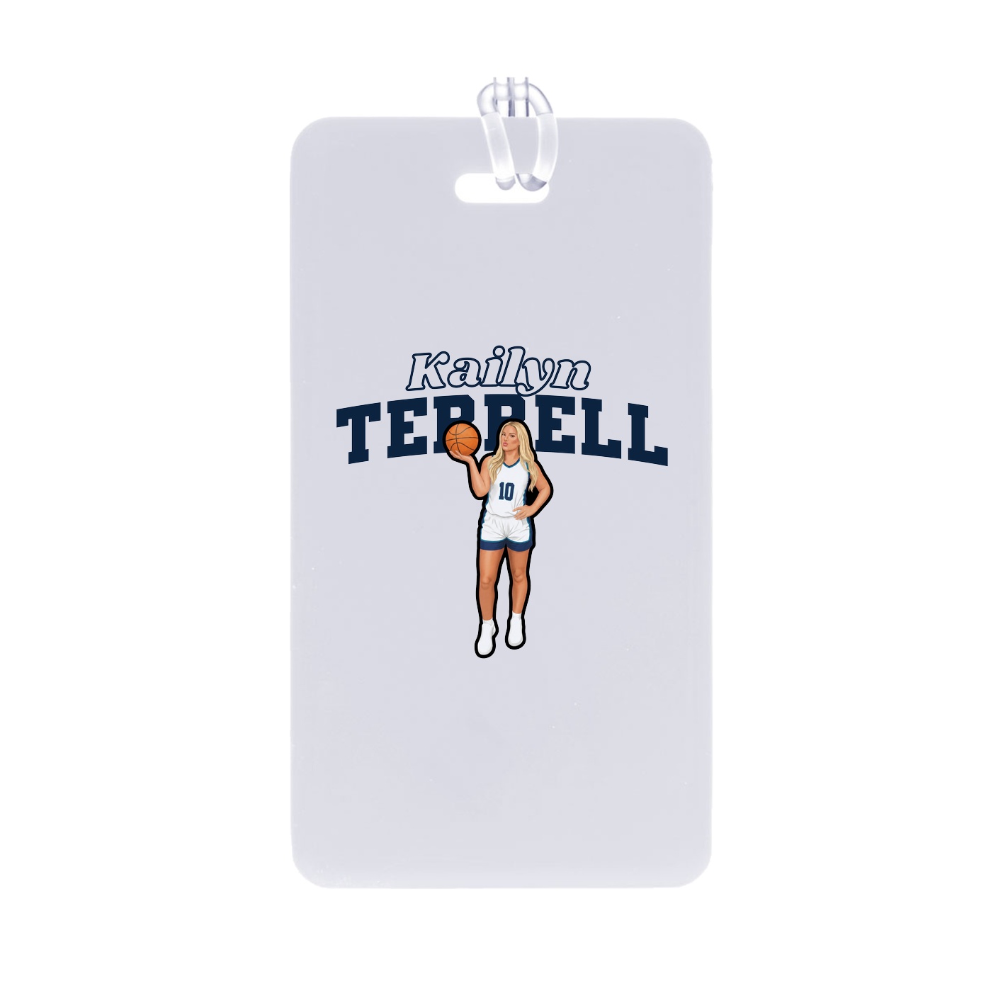 Bag Tag — Name Arch in Classic