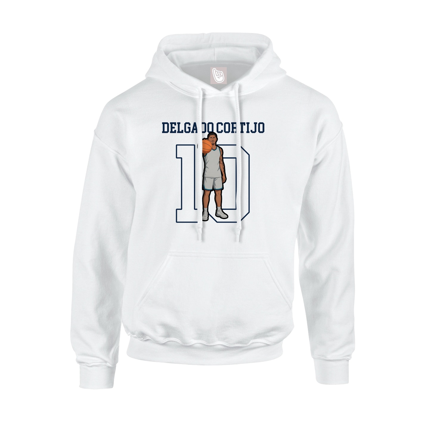Hoodie — Shirsey in White