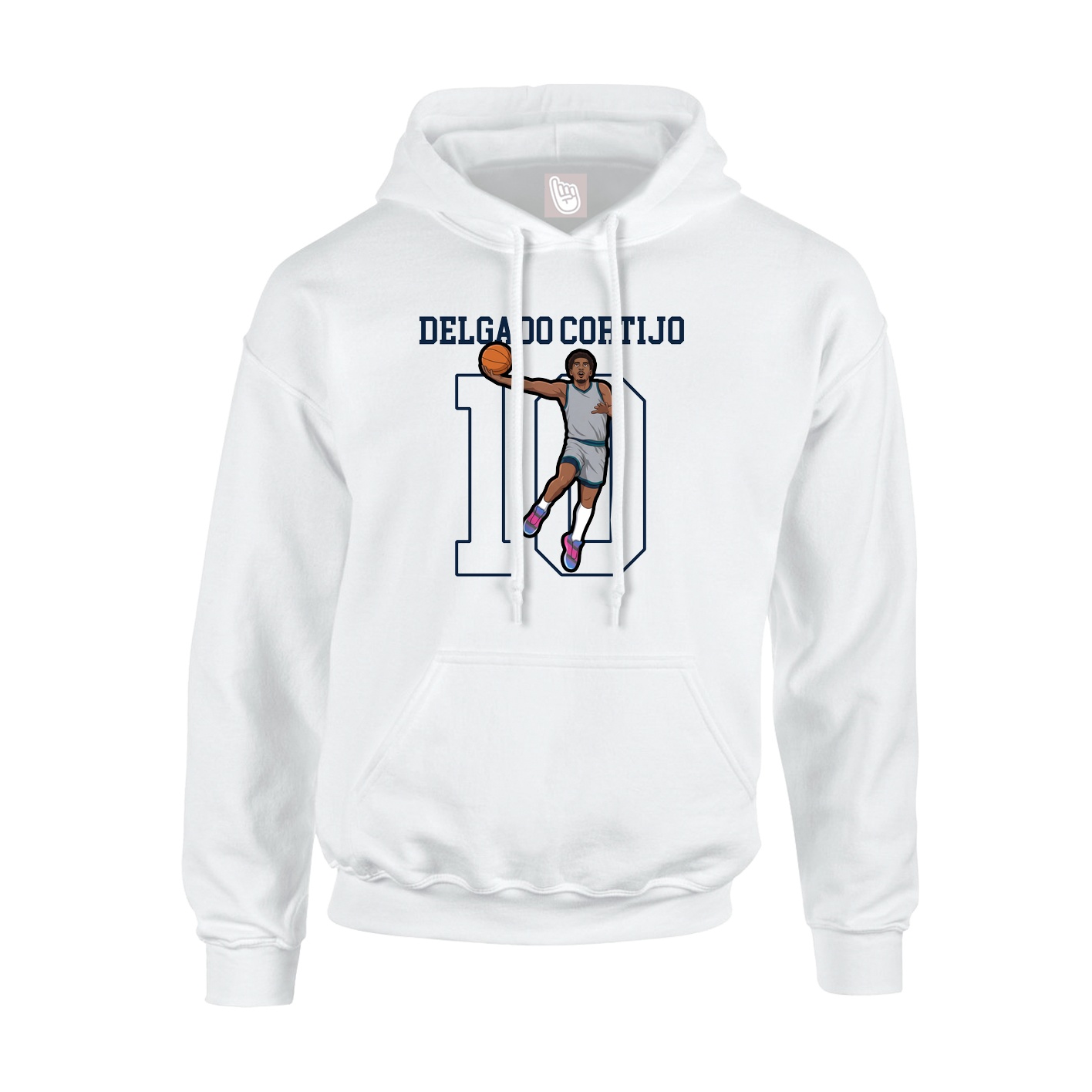 Hoodie — Shirsey in White