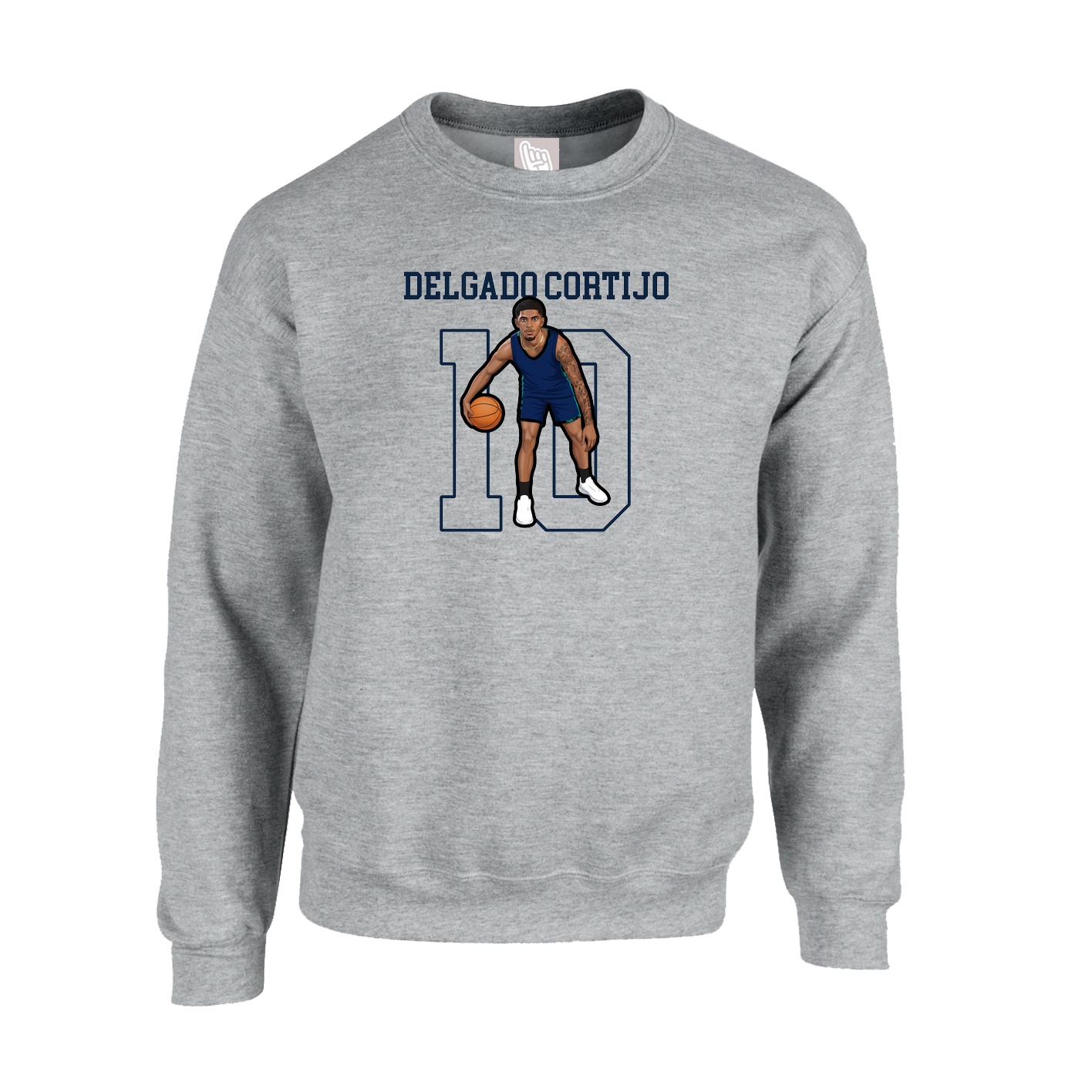 Fleece Crew — Shirsey in Grey