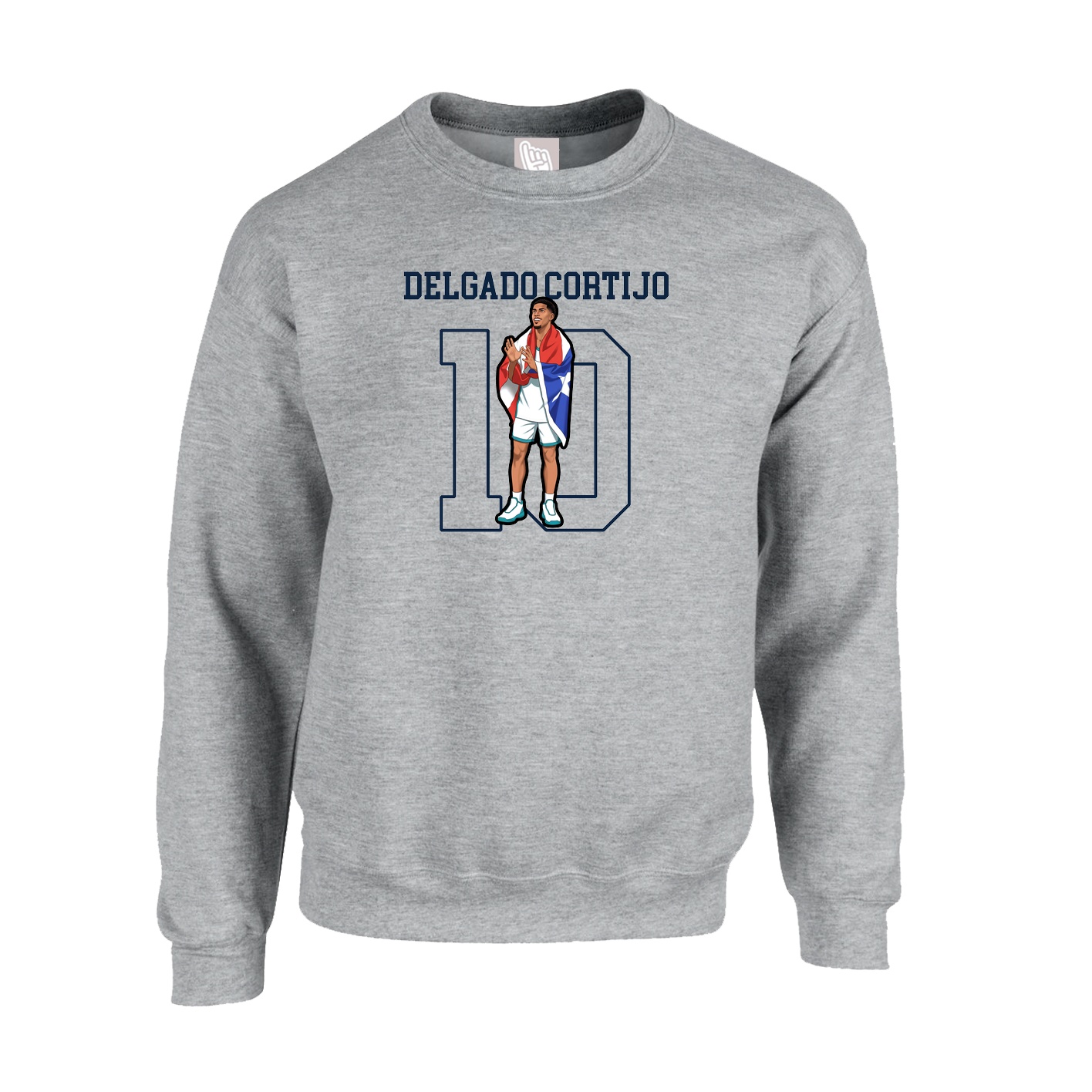 Fleece Crew — Shirsey in Grey
