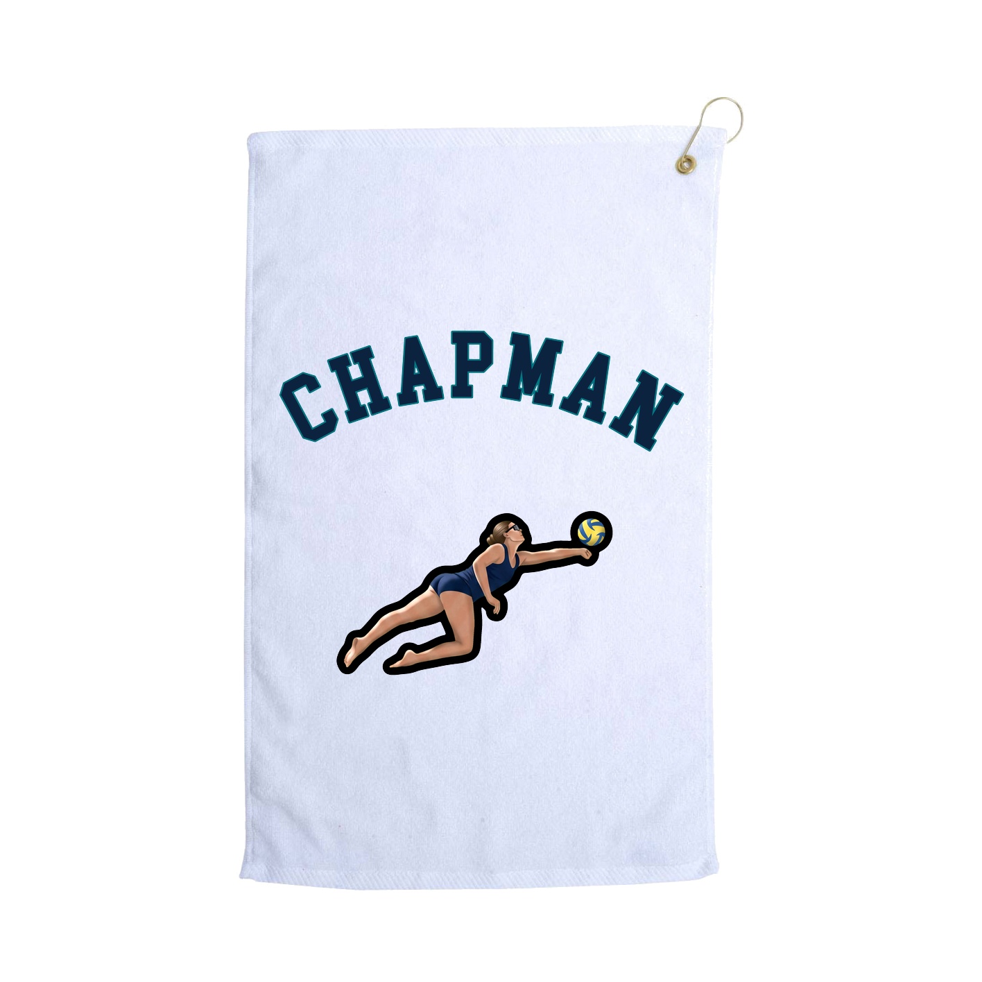 Golf Towel — Shirsey Arch in White