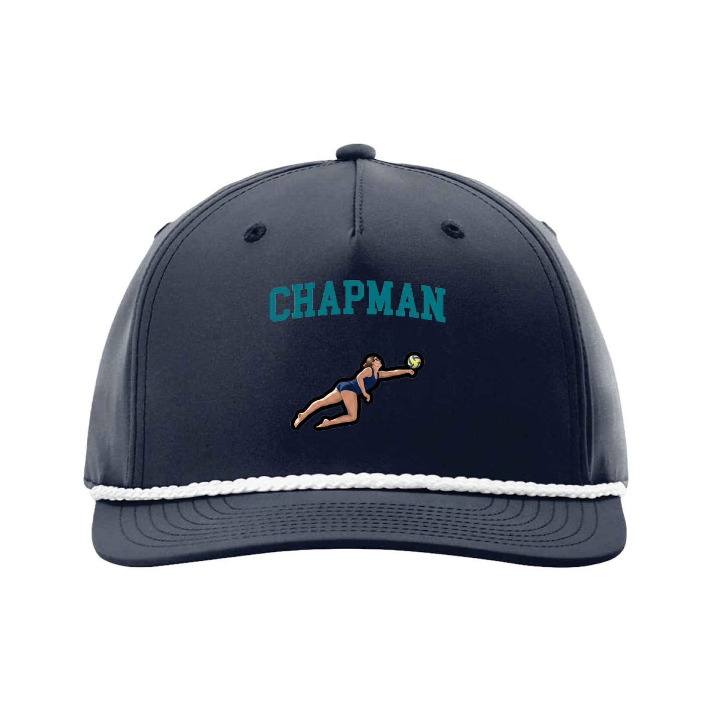 Five-Panel Classic Rope Cap — Shirsey in Navy