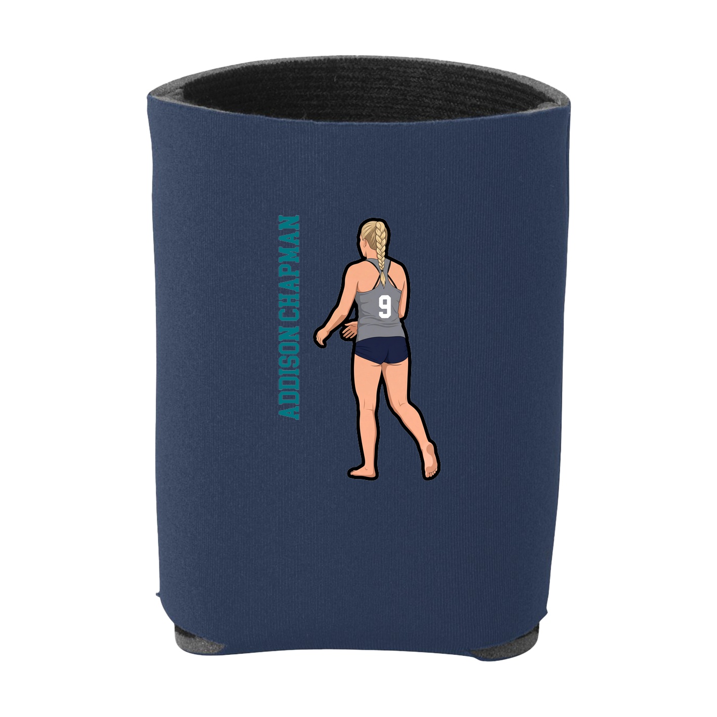Can Holder — Name Vertical in Navy