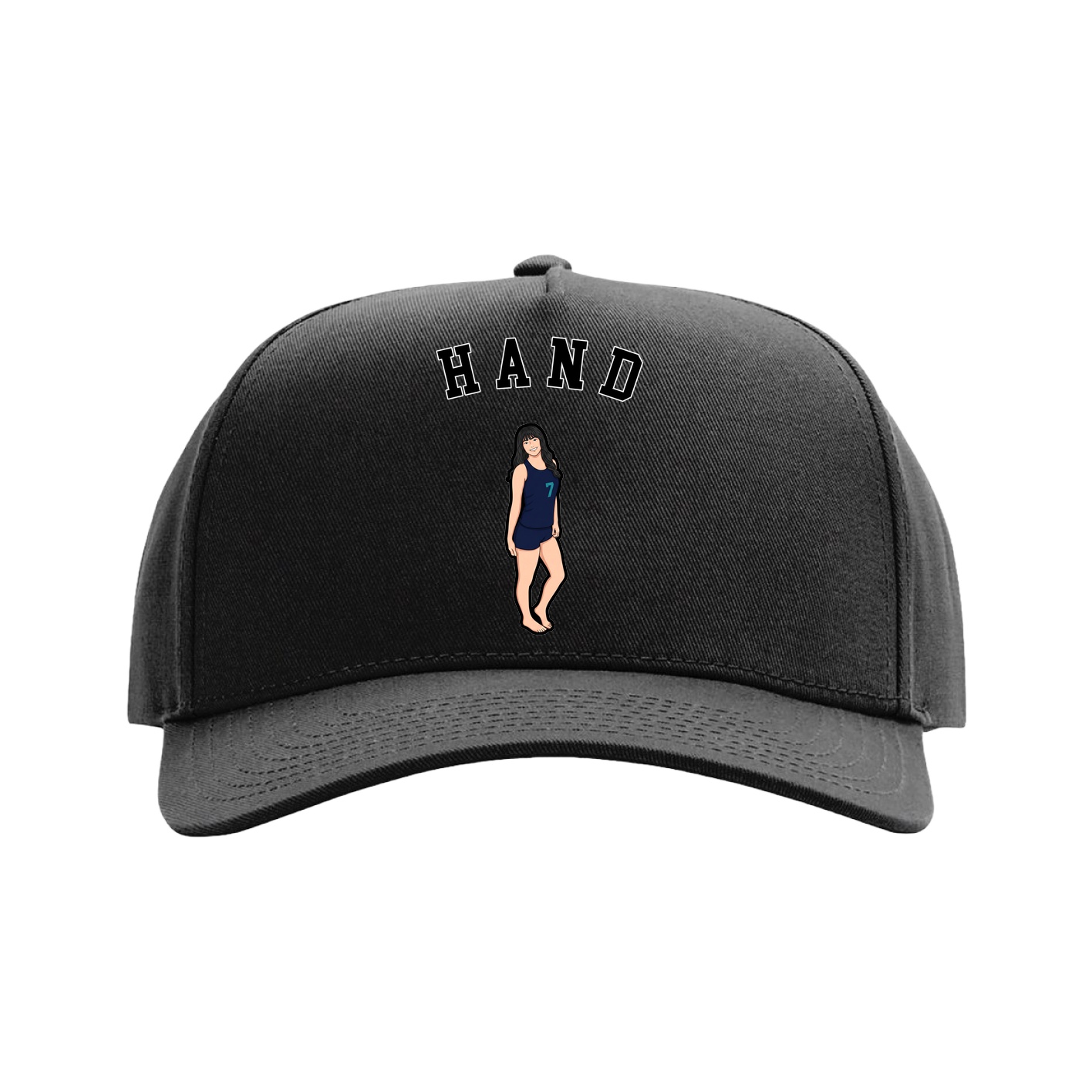 Full Fabric Five-Panel Champ Cap