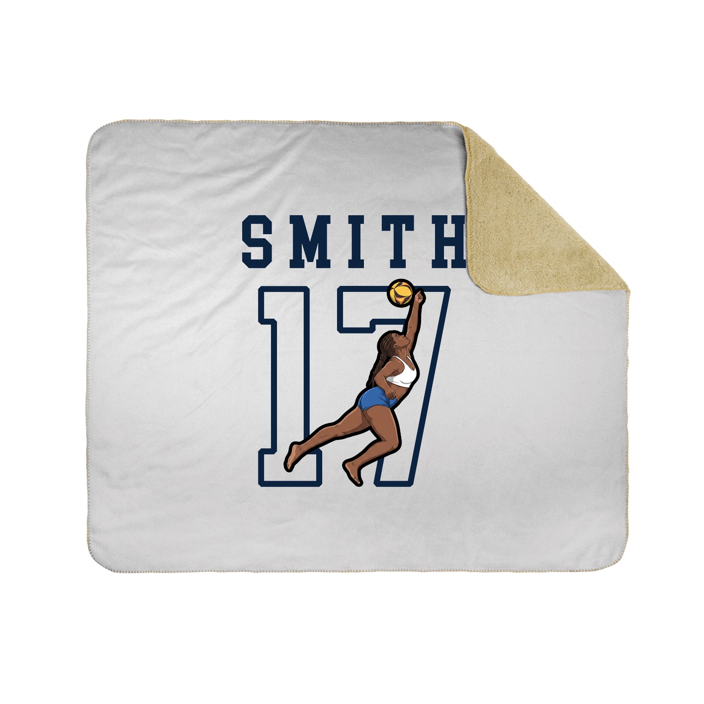 Throw Blanket — Shirsey in White