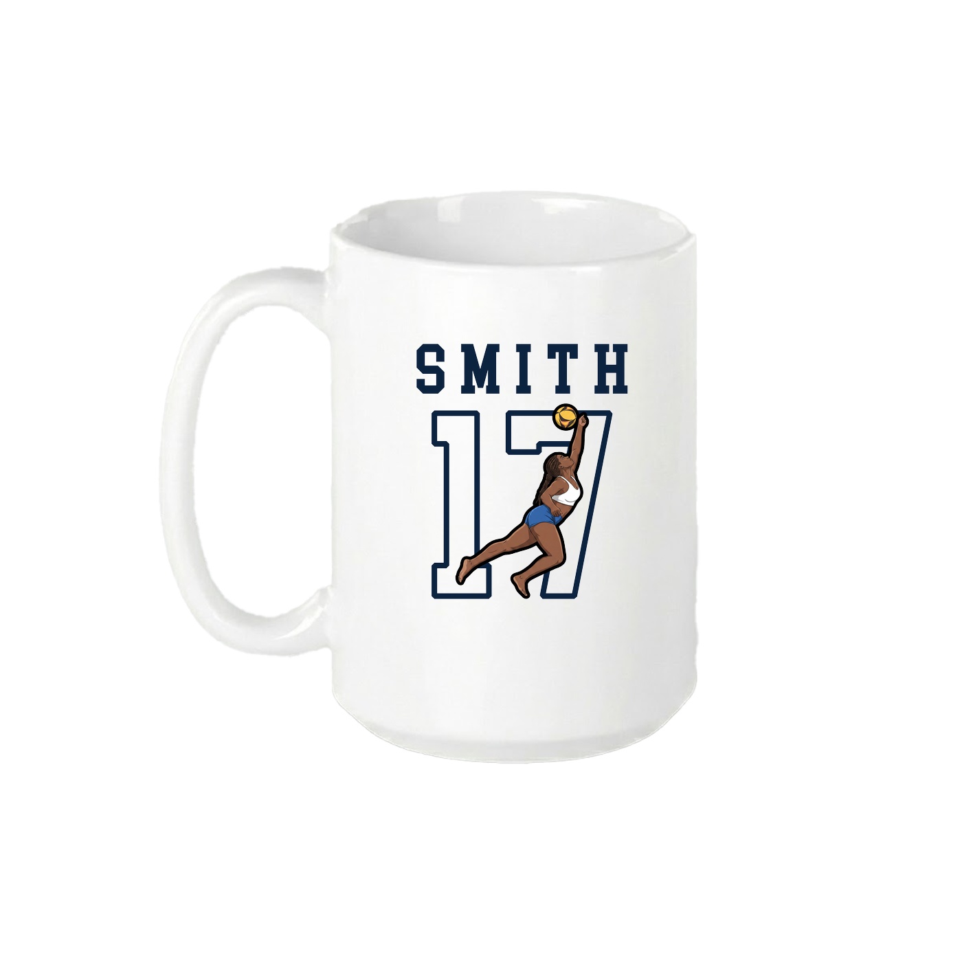 15oz Coffee Mug — Shirsey in White