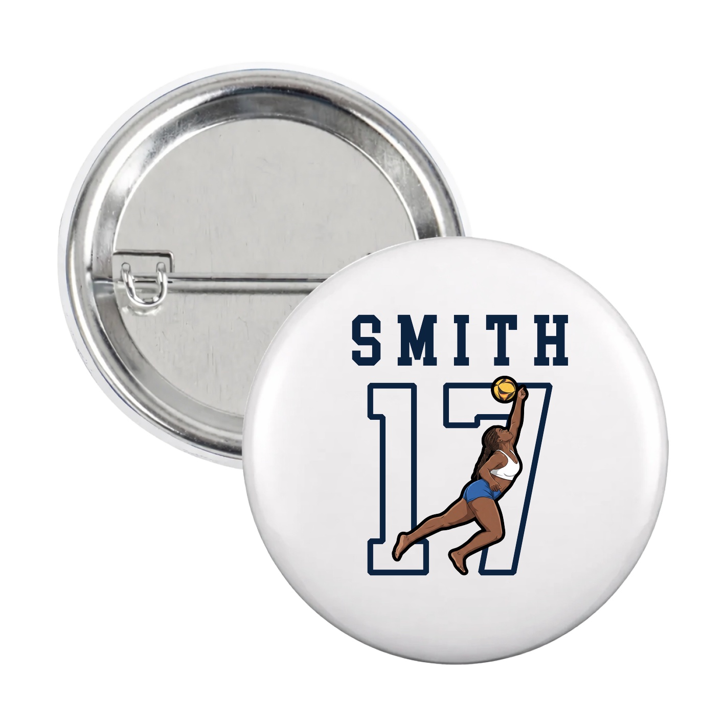 Game Day Button — Shirsey in White