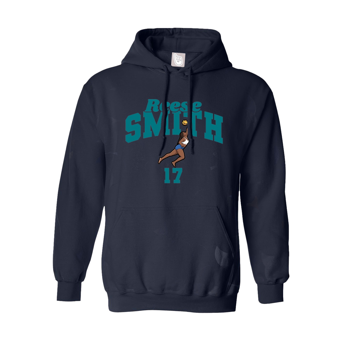 Hoodie — Signature Arch in Navy