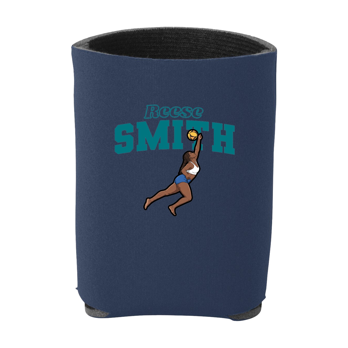 Can Holder — Name Arch in Navy