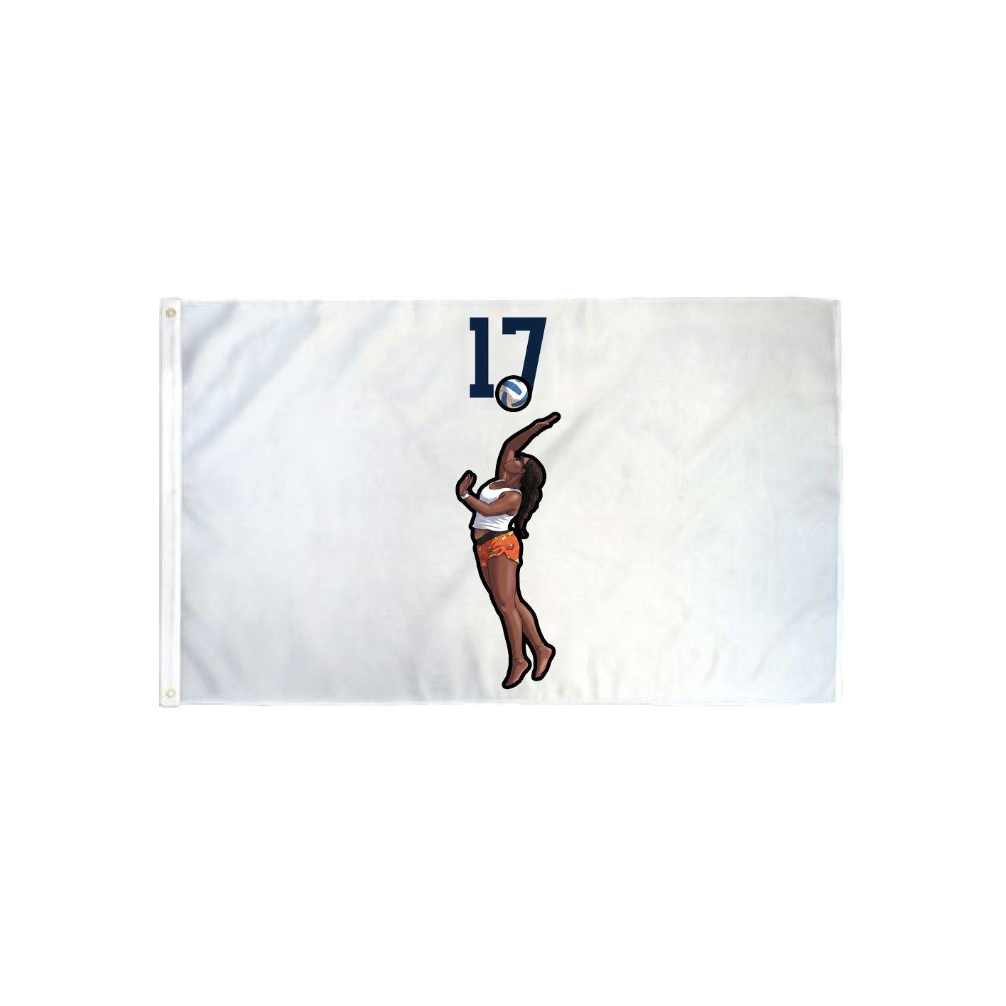 3x5 Flag — Number Top in Classic