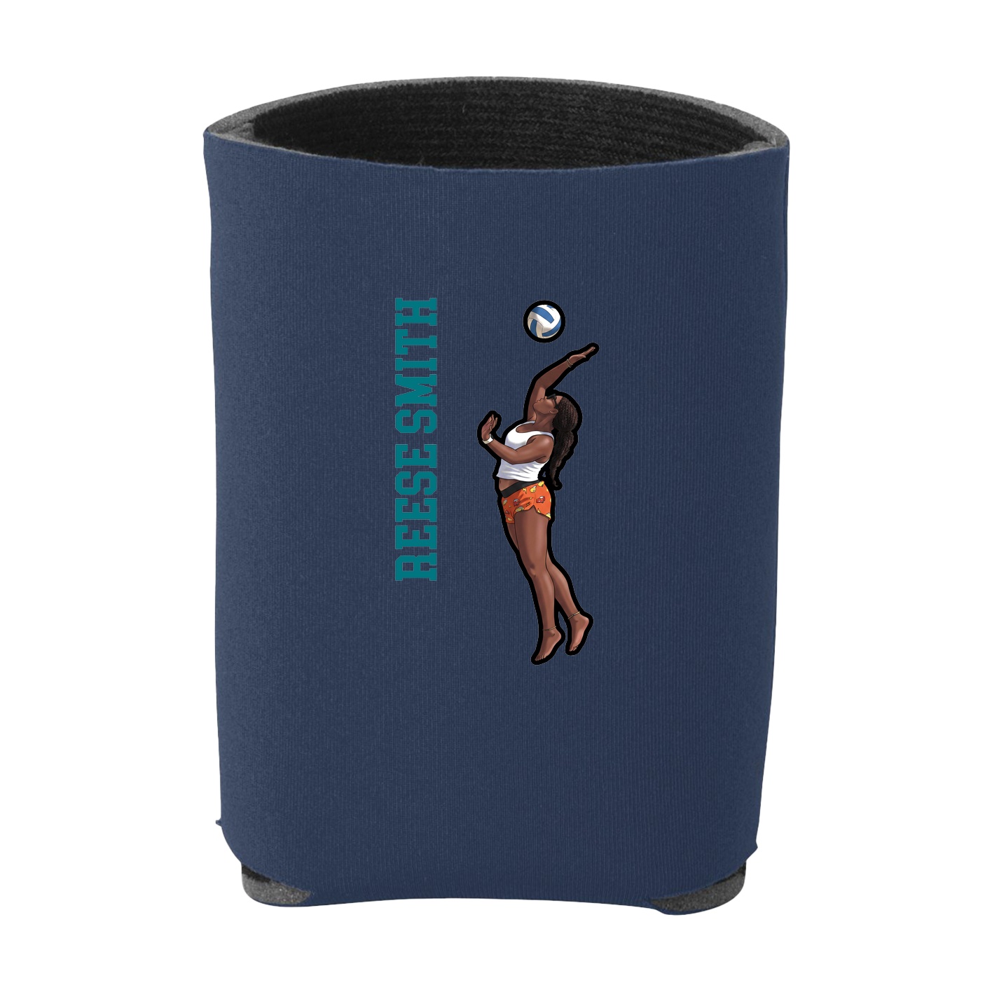 Can Holder — Name Vertical in Navy
