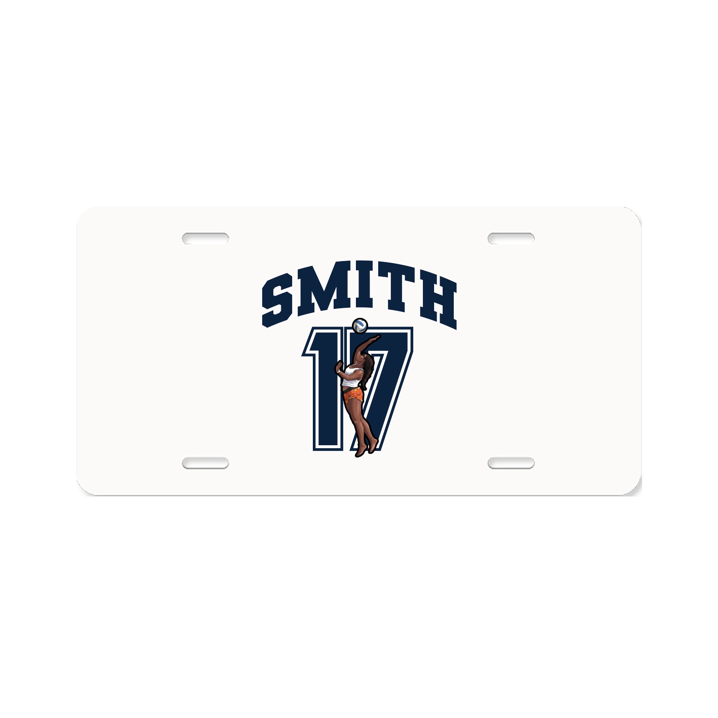 License Plate — Number in Classic