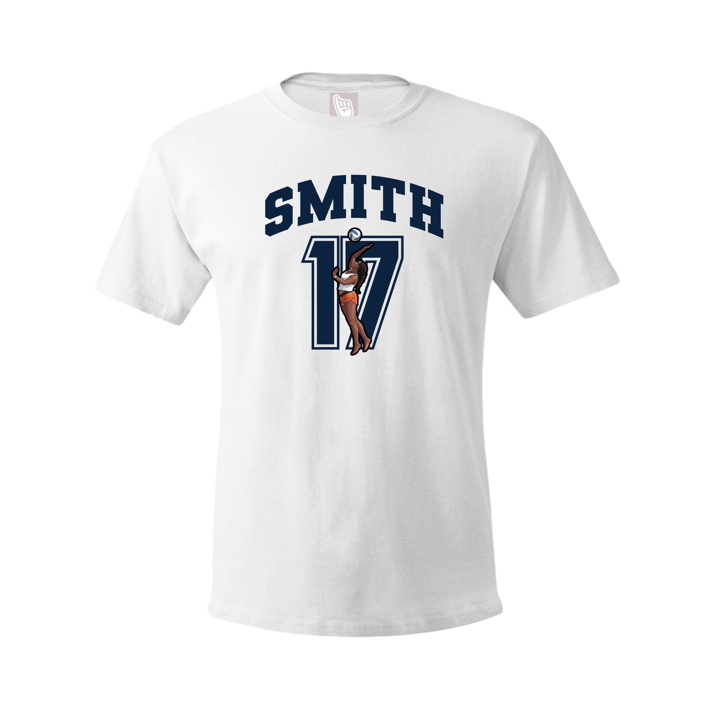 Tee — Number in White